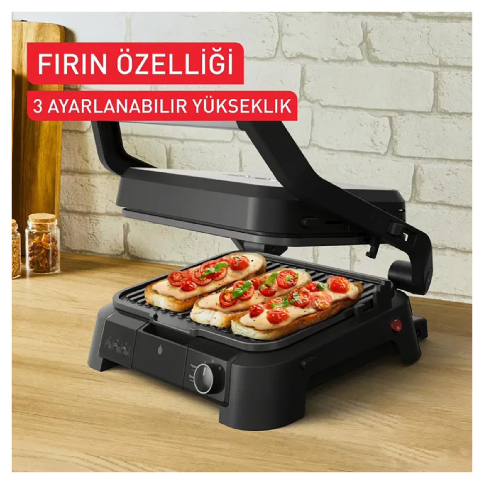 Tefal Supergrill 3In1 2000W Izgara ve Tost Makinesi Siyah - Görsel 5