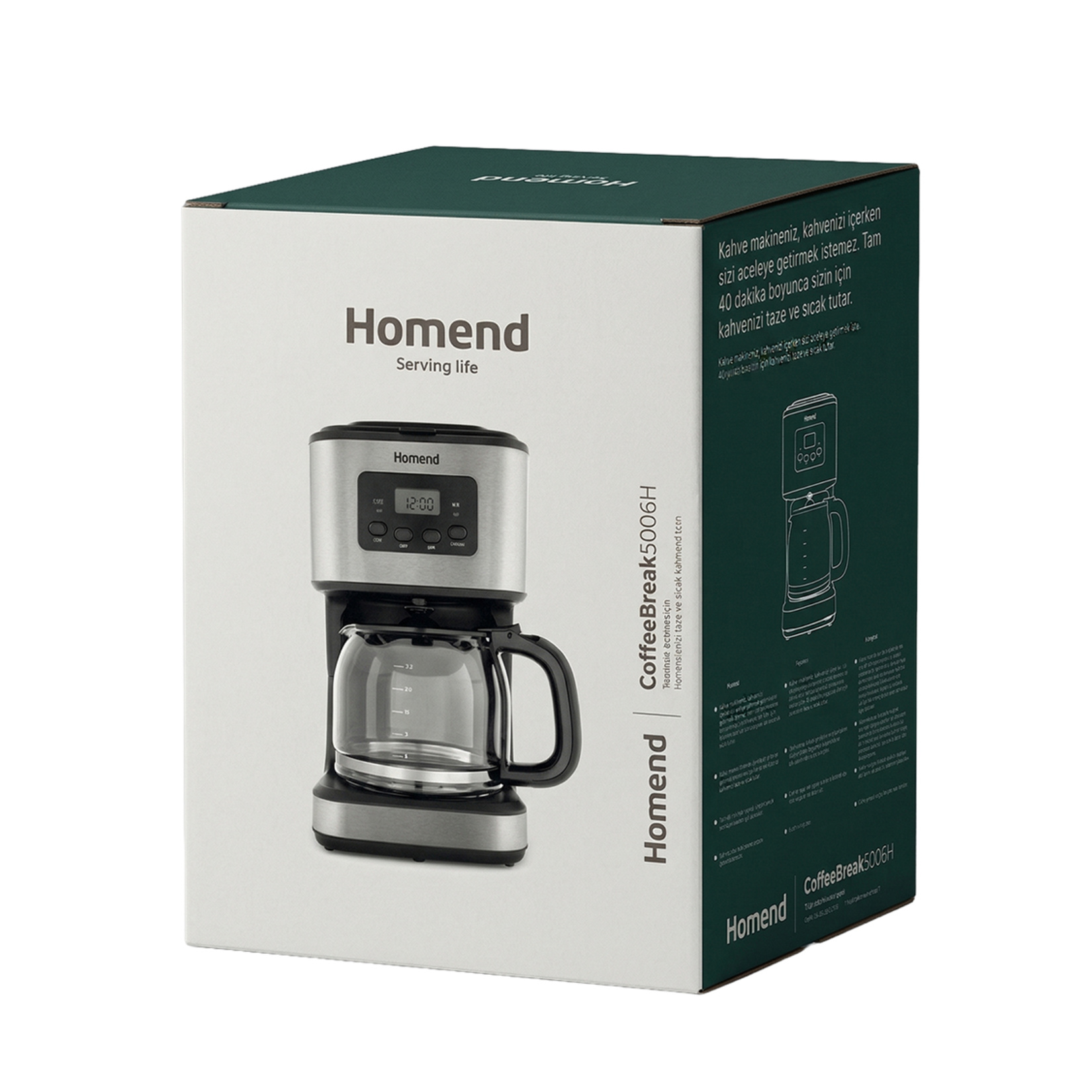 Homend Coffeebreak 5006H Otomatik Filtre Kahve Makinesi - Görsel 2
