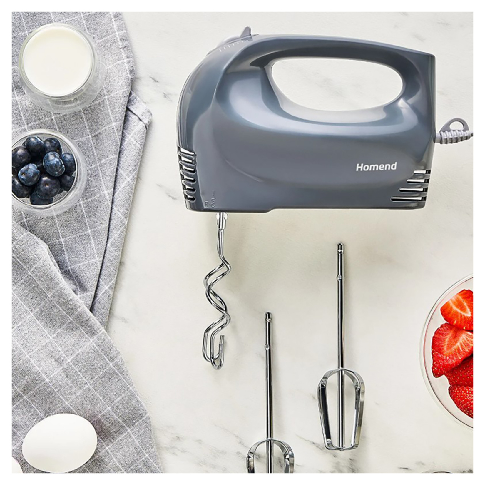 Homend Foodrunner 2036H El Mikseri Antrasit - Görsel 2