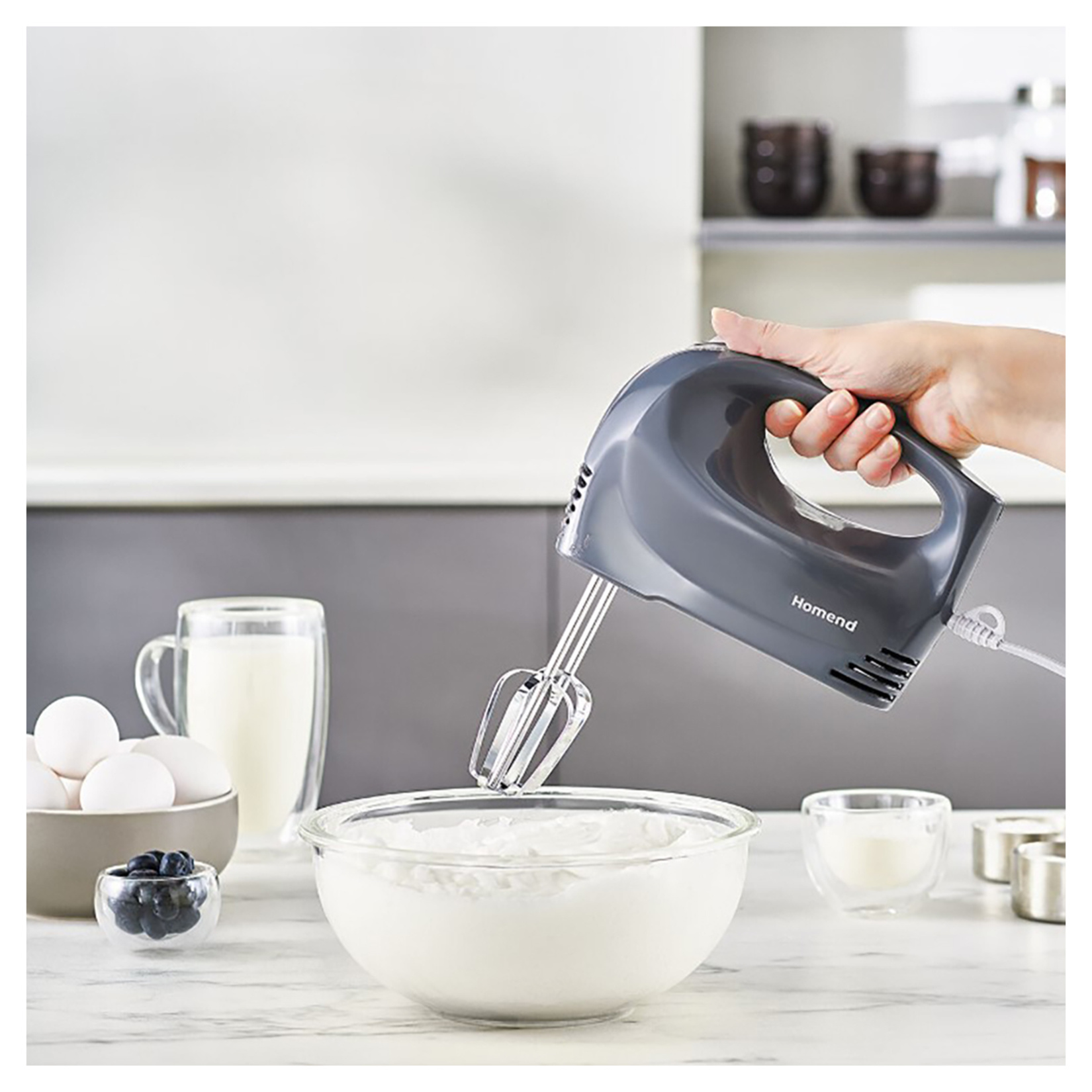 Homend Foodrunner 2036H El Mikseri Antrasit - Görsel 3