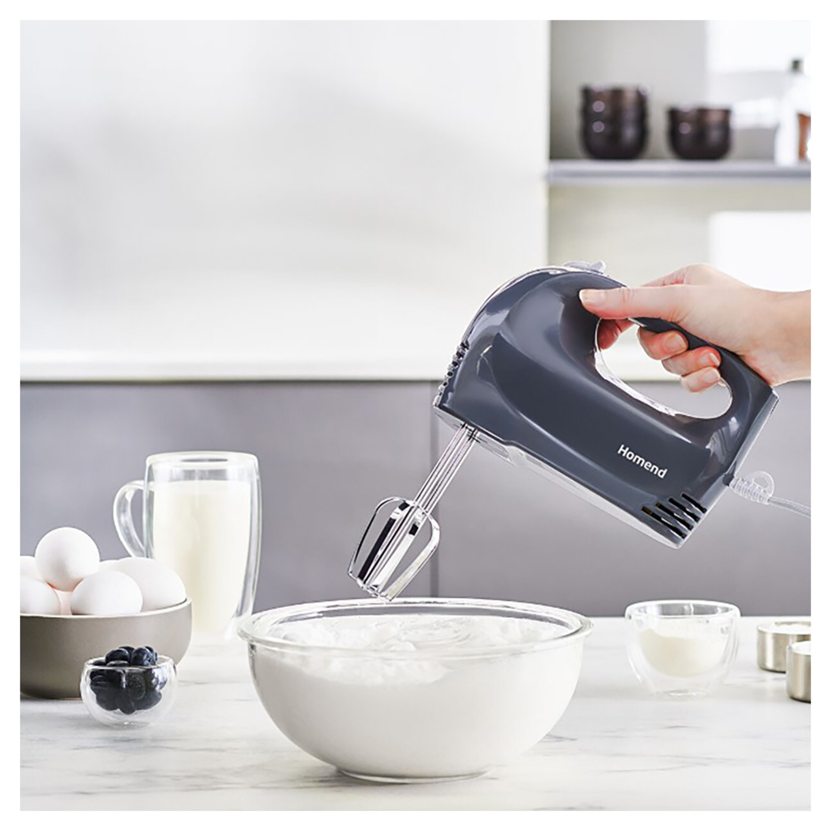 Homend Foodrunner 2036H El Mikseri Antrasit - Görsel 5