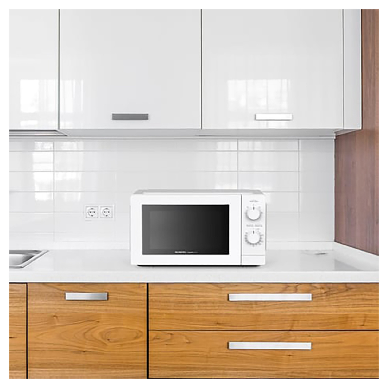 Kumtel HMIN-04 Mikrodalga Beyaz - Görsel 3