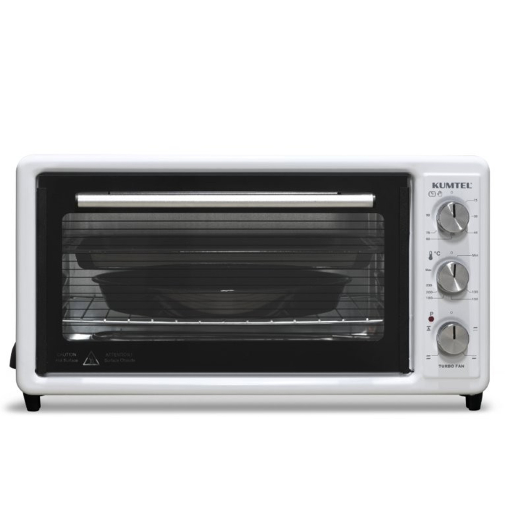 Kumtel Beyaz Turbo Mini Fırın LX-3525 40 L