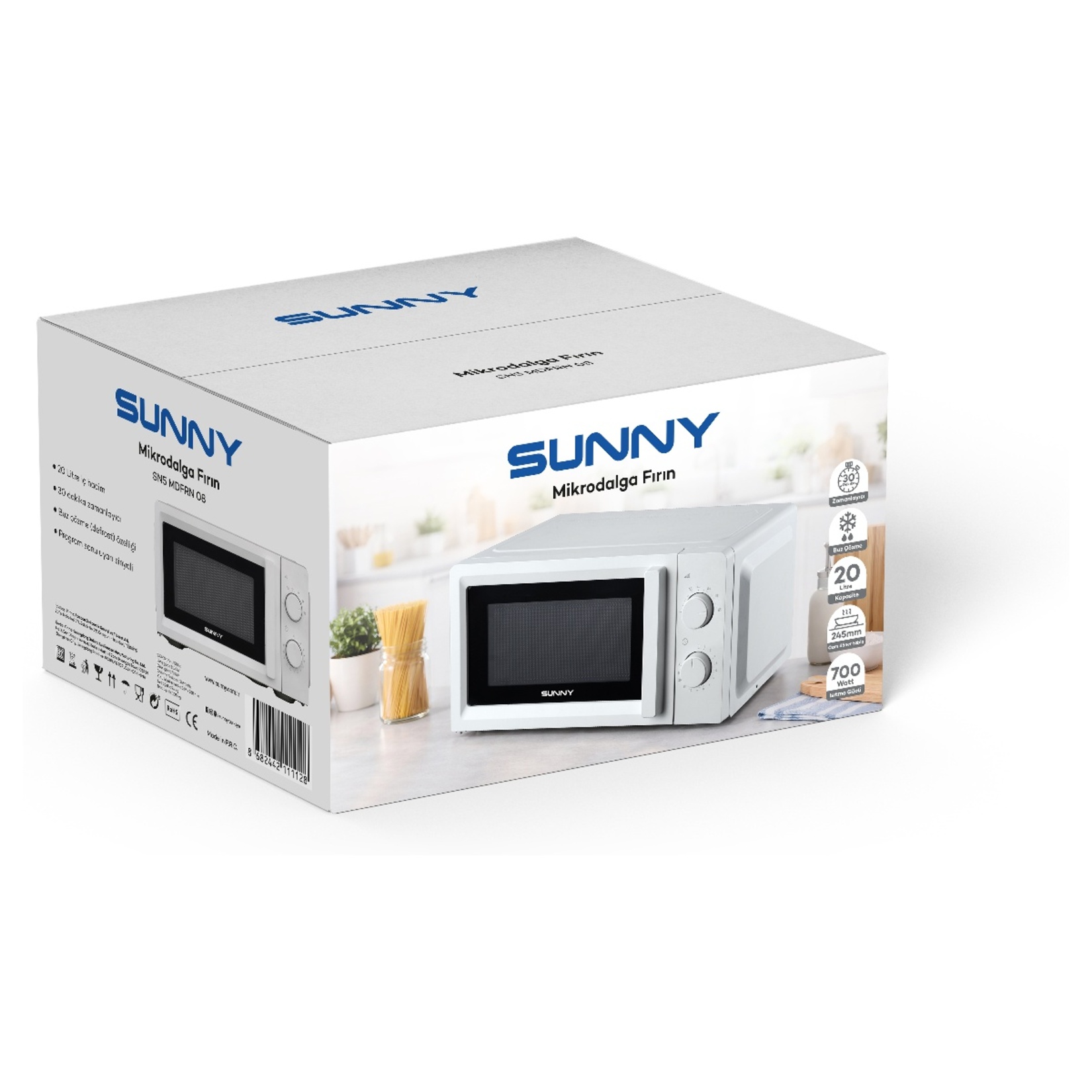 Sunny SN5MDFRN08 Mikrodalga Fırın 20 L - Görsel 2