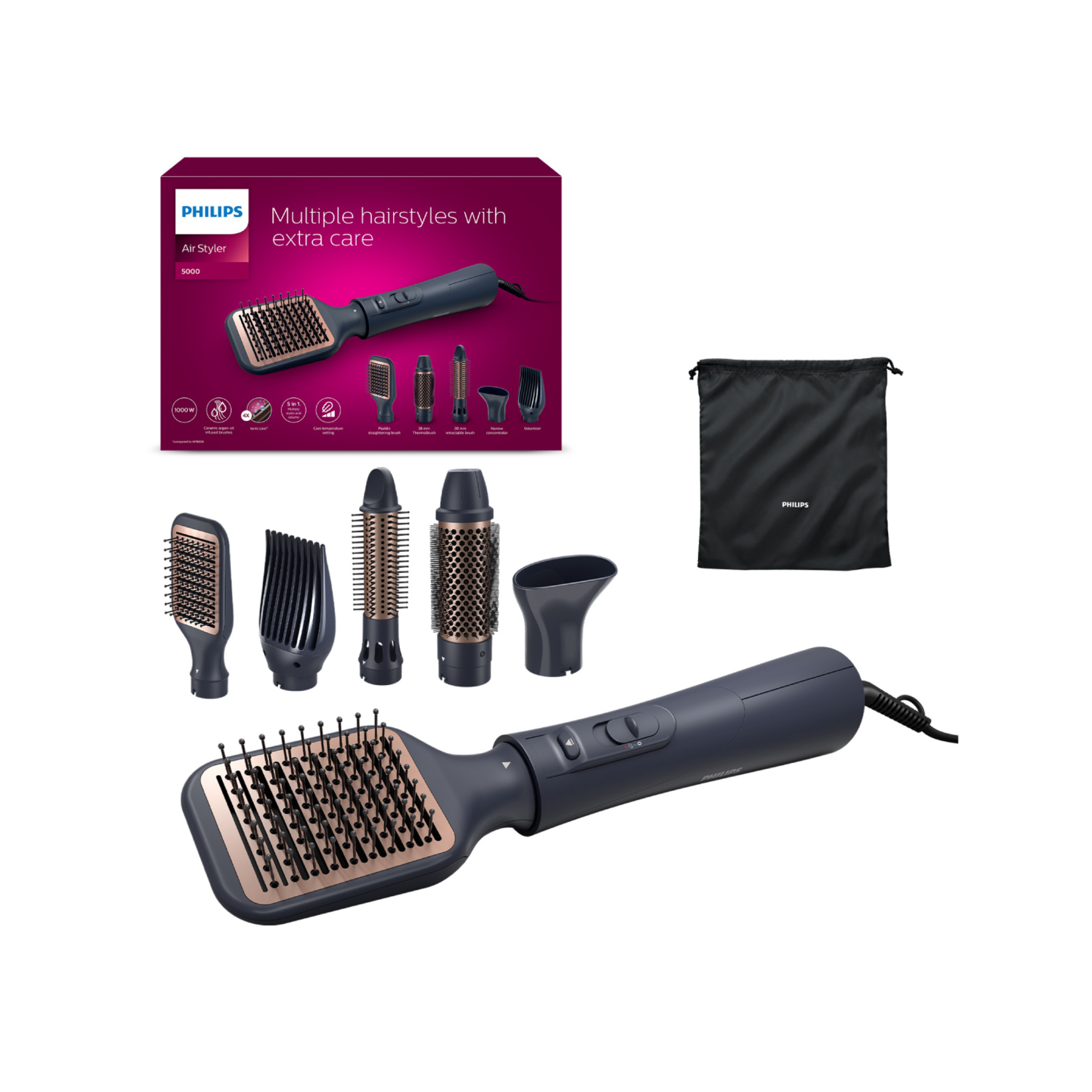 Philips BHA530/00 Saç Şekillendirici Tarak - Görsel 1