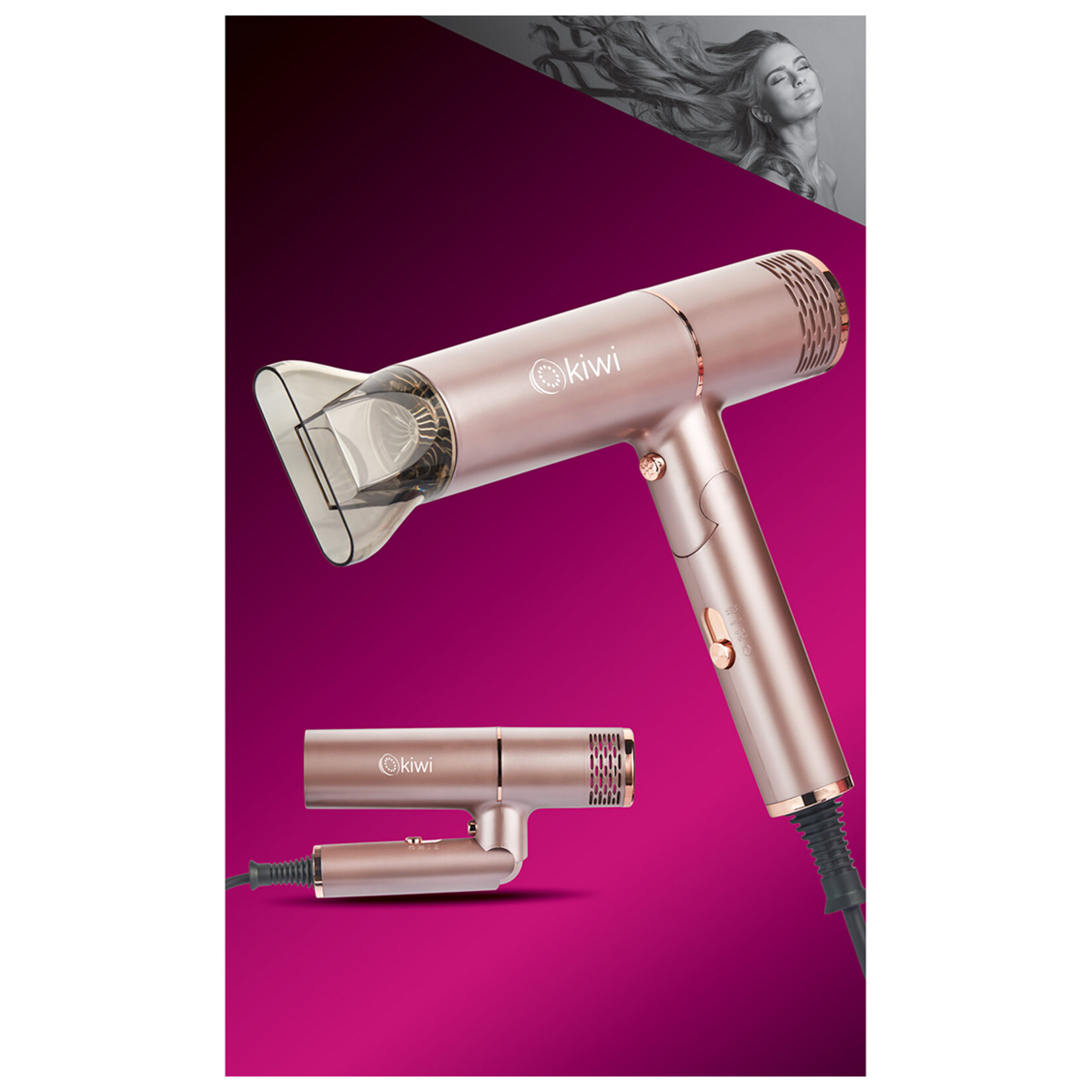 Kiwi KHD-2152 Saç Kurutma Makinası - Görsel 2