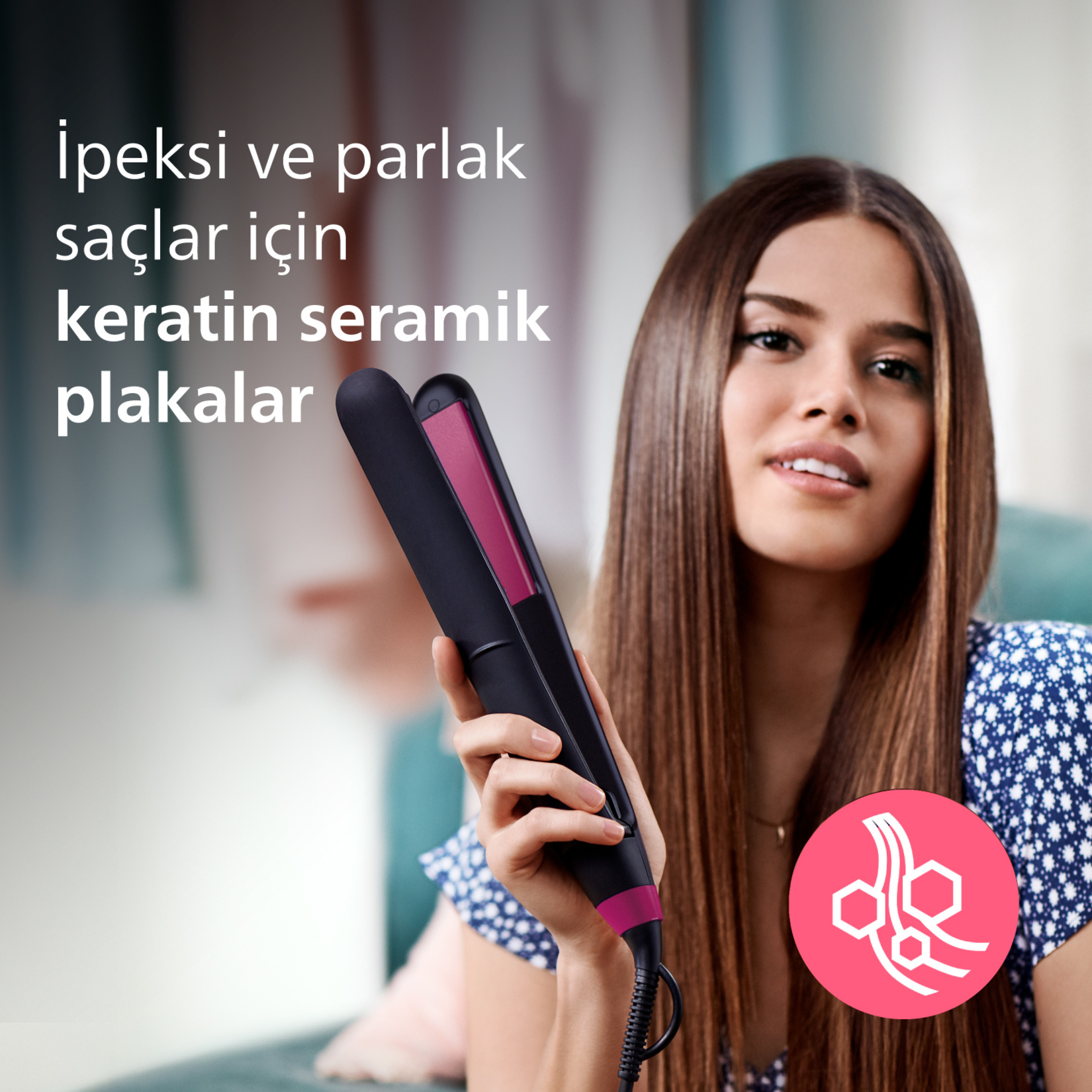 Philips BHS375/00 Essentinal Saç Düzleştirici - Görsel 2