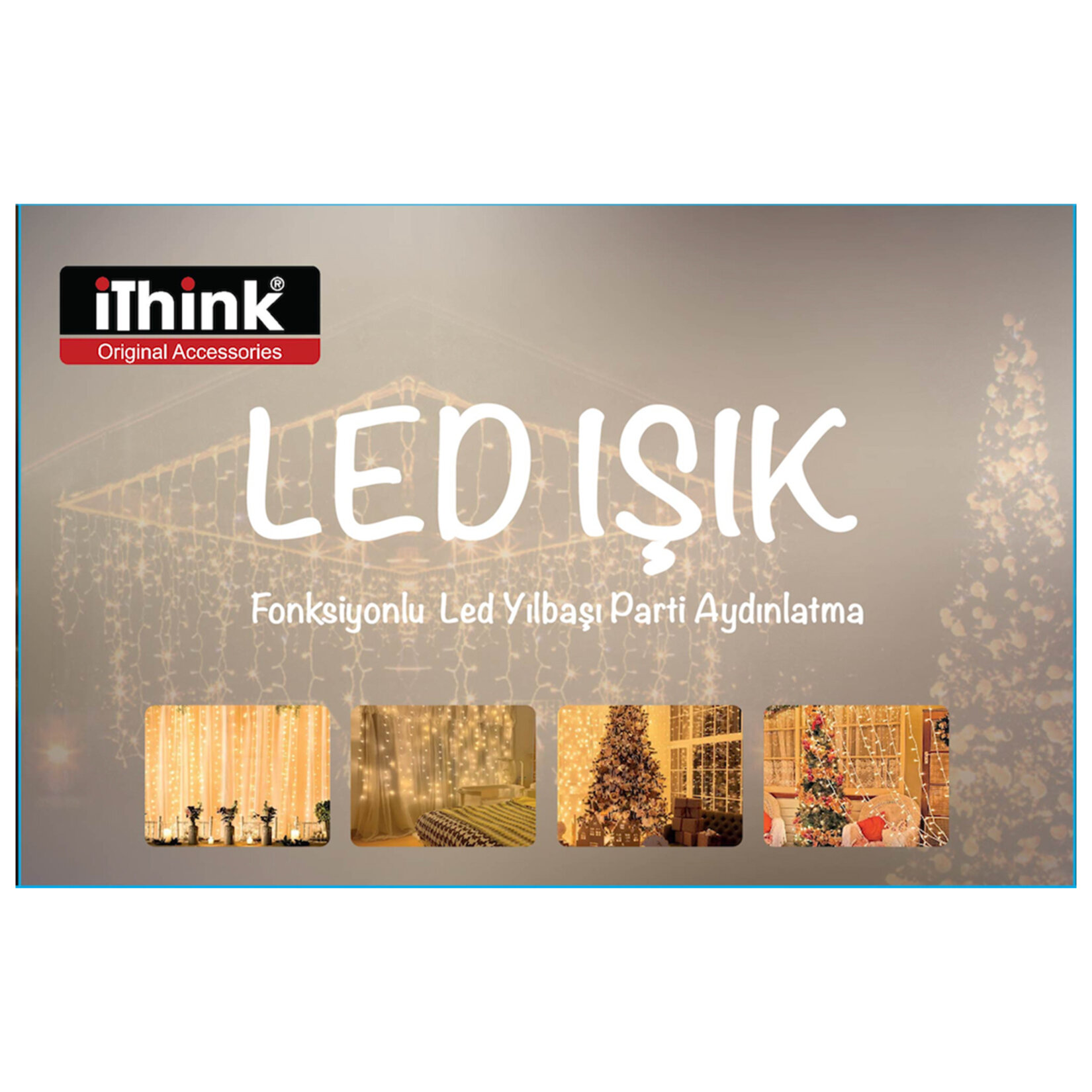 i'think Led Yılbaşı Işık 2M 240 Led LS-740 - Görsel 2