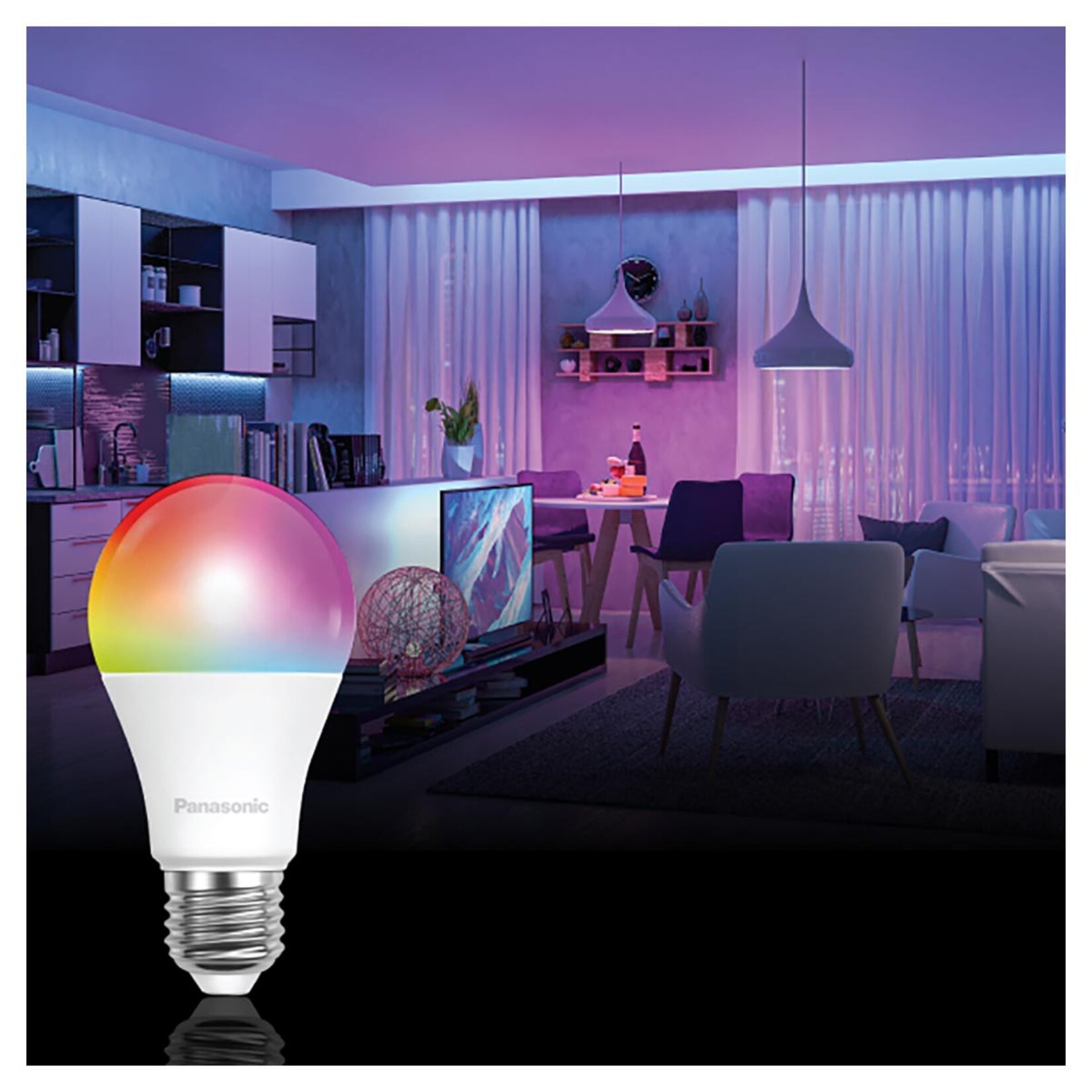 Panasonic Led Akıllı Bluetooth WiFi RGB E27 Lamba - Görsel 3