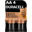 Duracell Alkalin AA Kalem Pil 1,5V (LR6 / MN1500), 4'lü Paket - Görsel 1