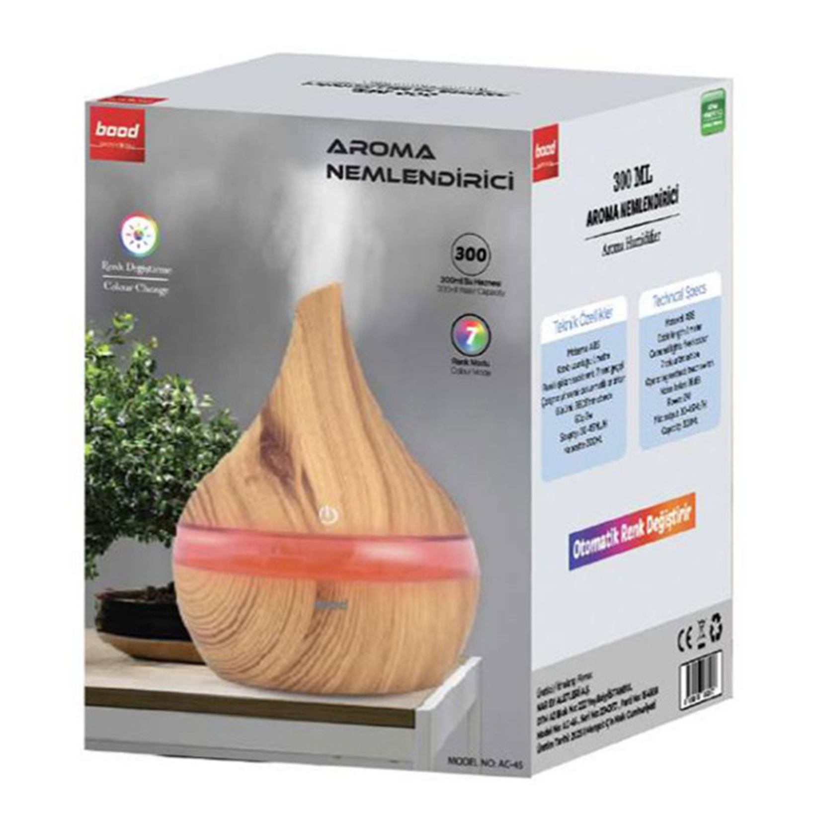 Bood Aroma Nemlendirici AC-45 - Görsel 1