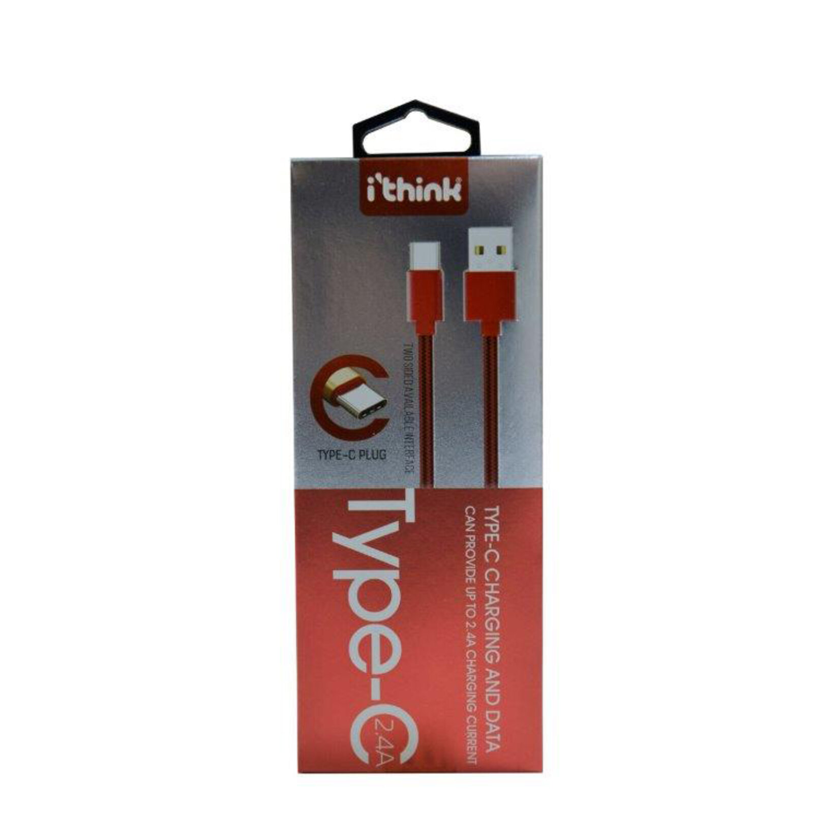 i'think Gold Örgülü USB-A to USB-C Kablo 1 M (K60C)