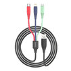 Hoco 3in1 Çoklu Şarj Kablosu DU04 - Görsel 1