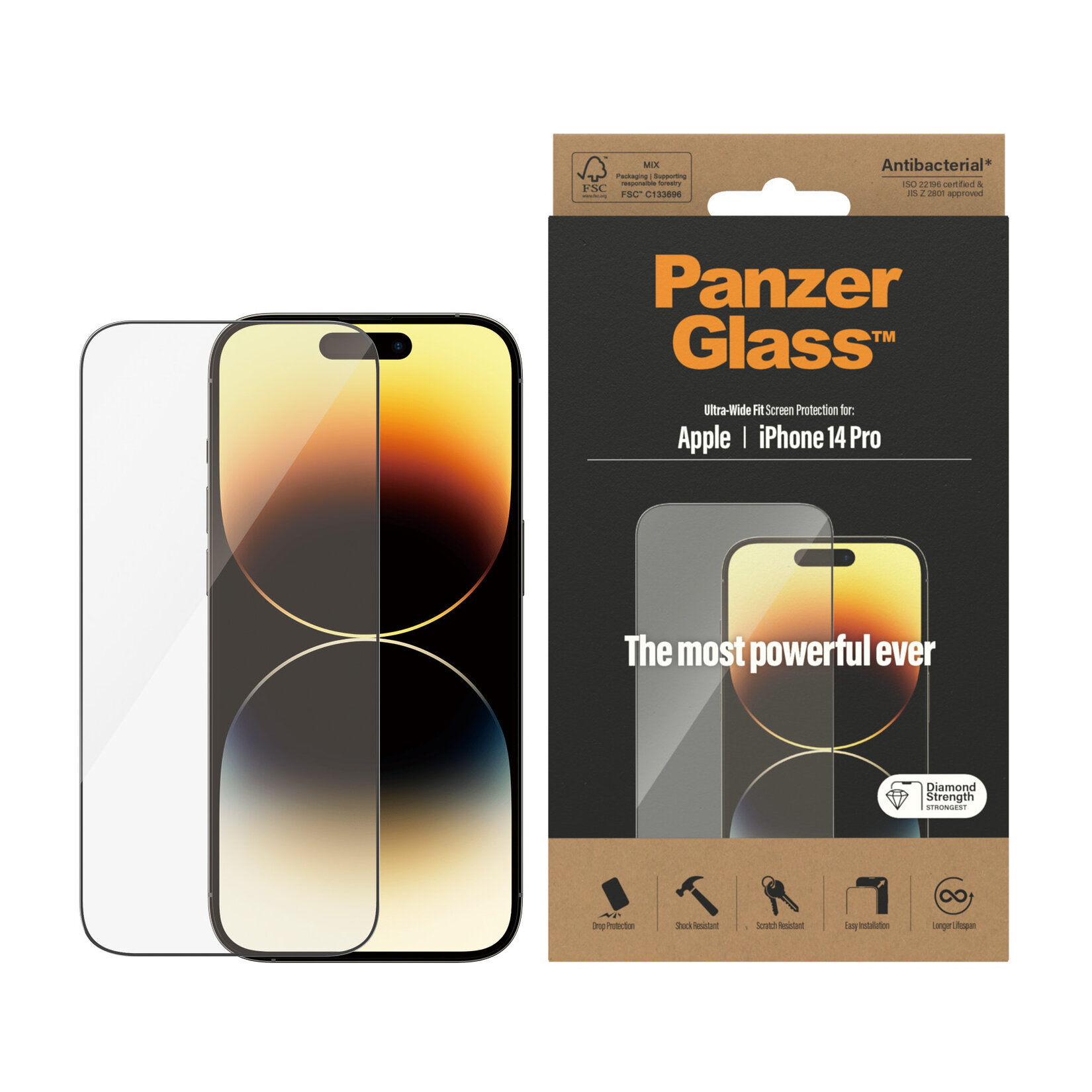 Panzerglass iPhone 14 Pro AB Ekran Koruyucu - Görsel 3