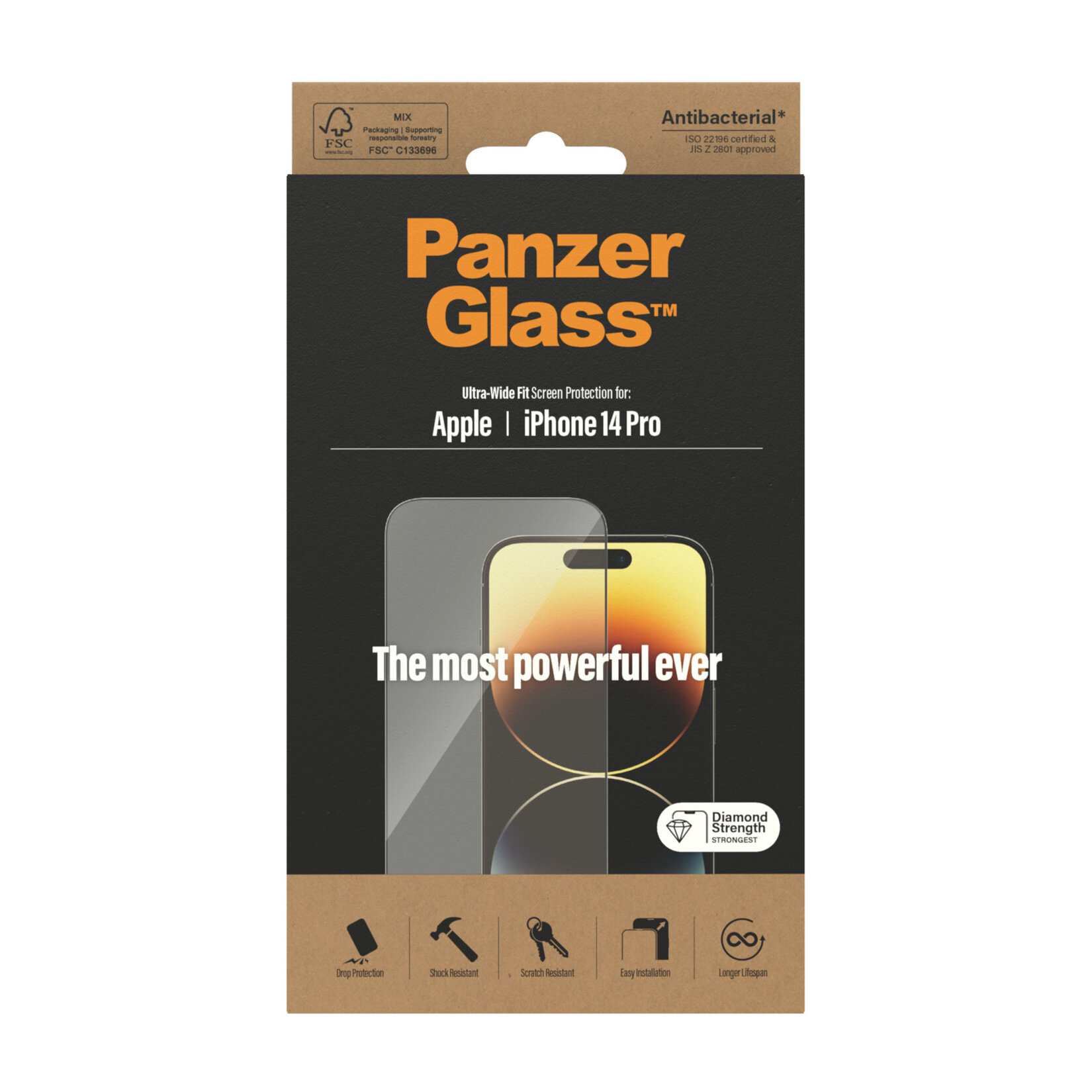 Panzerglass iPhone 14 Pro AB Ekran Koruyucu - Görsel 5