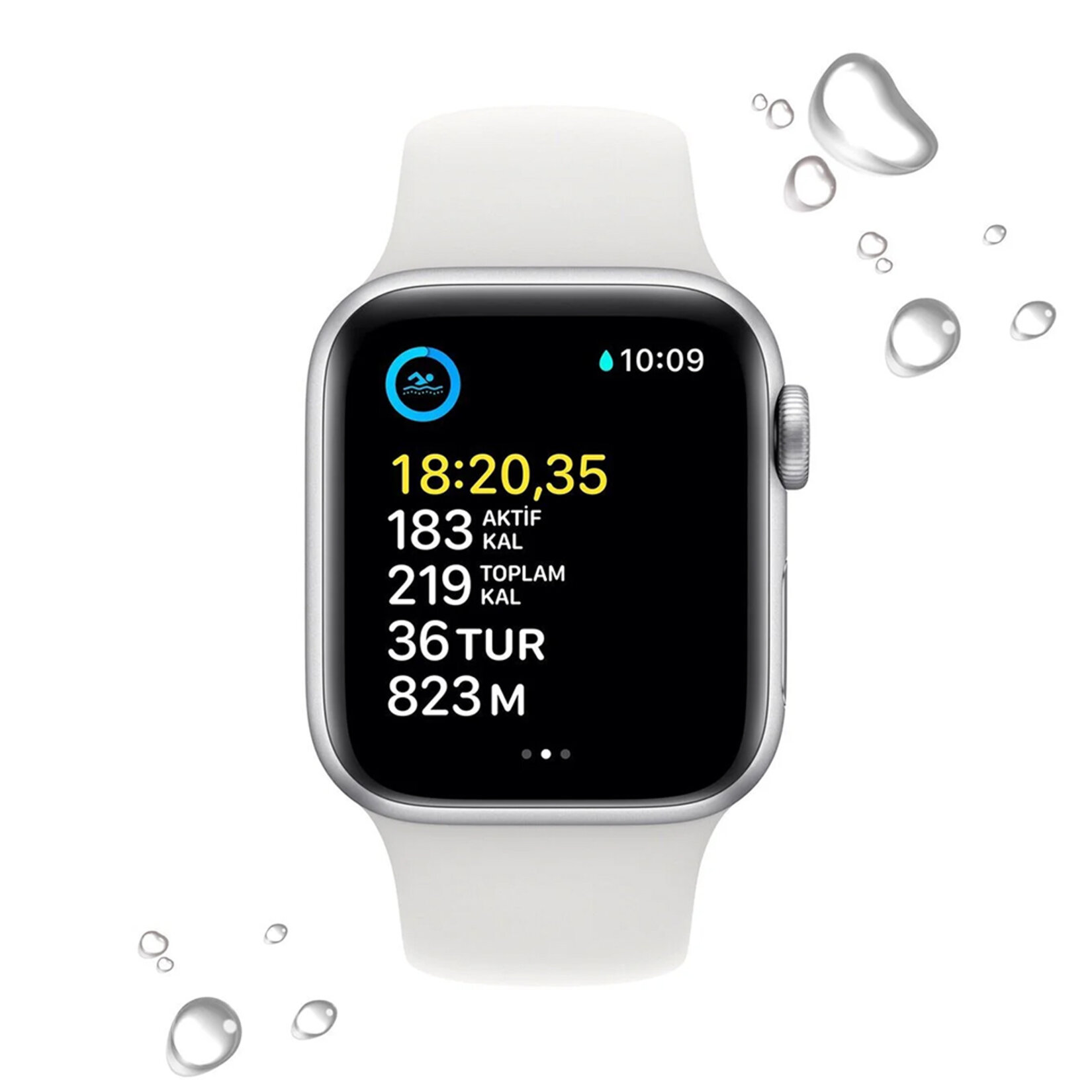 Apple Watch Se 2 40Mm Gümüş-Mnjv3Tu/A - Görsel 3