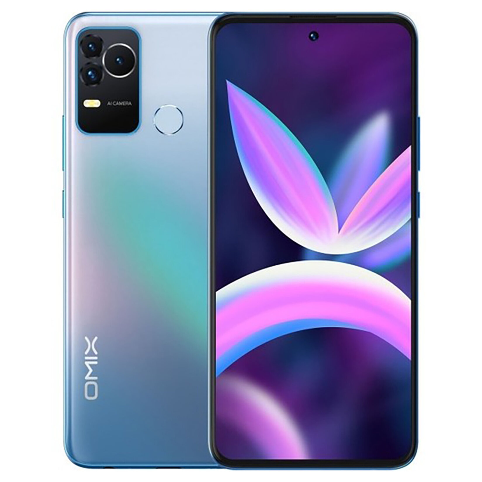 Omix X400 4/128 GB Mavi Cep Telefonu (Kulaklık Hediyeli) - Görsel 1
