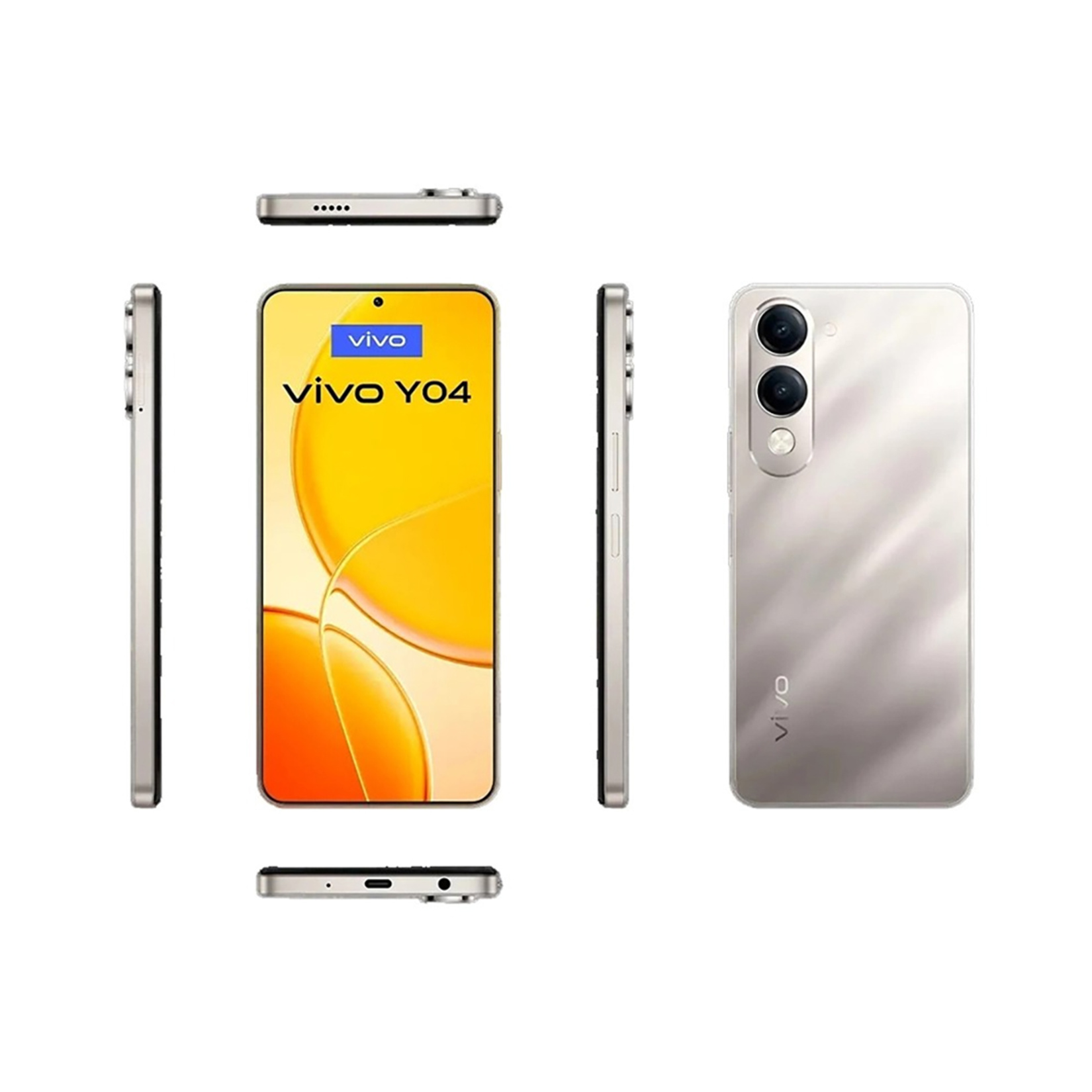Vivo Y04 6/256 GB Altın Cep Telefonu - Görsel 2