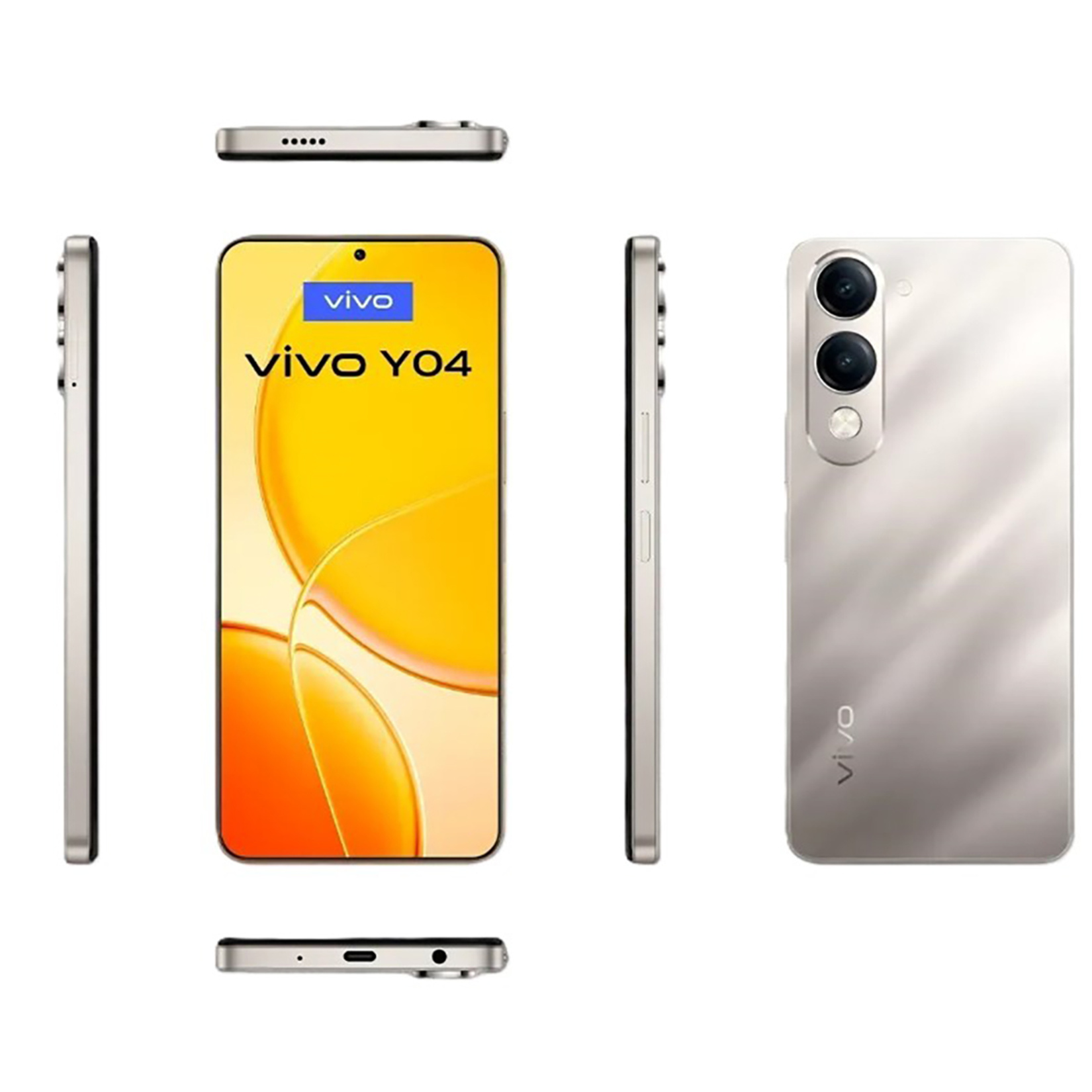 Vivo Y04 4/128 GB Altın Sarısı Cep Telefonu - Görsel 6