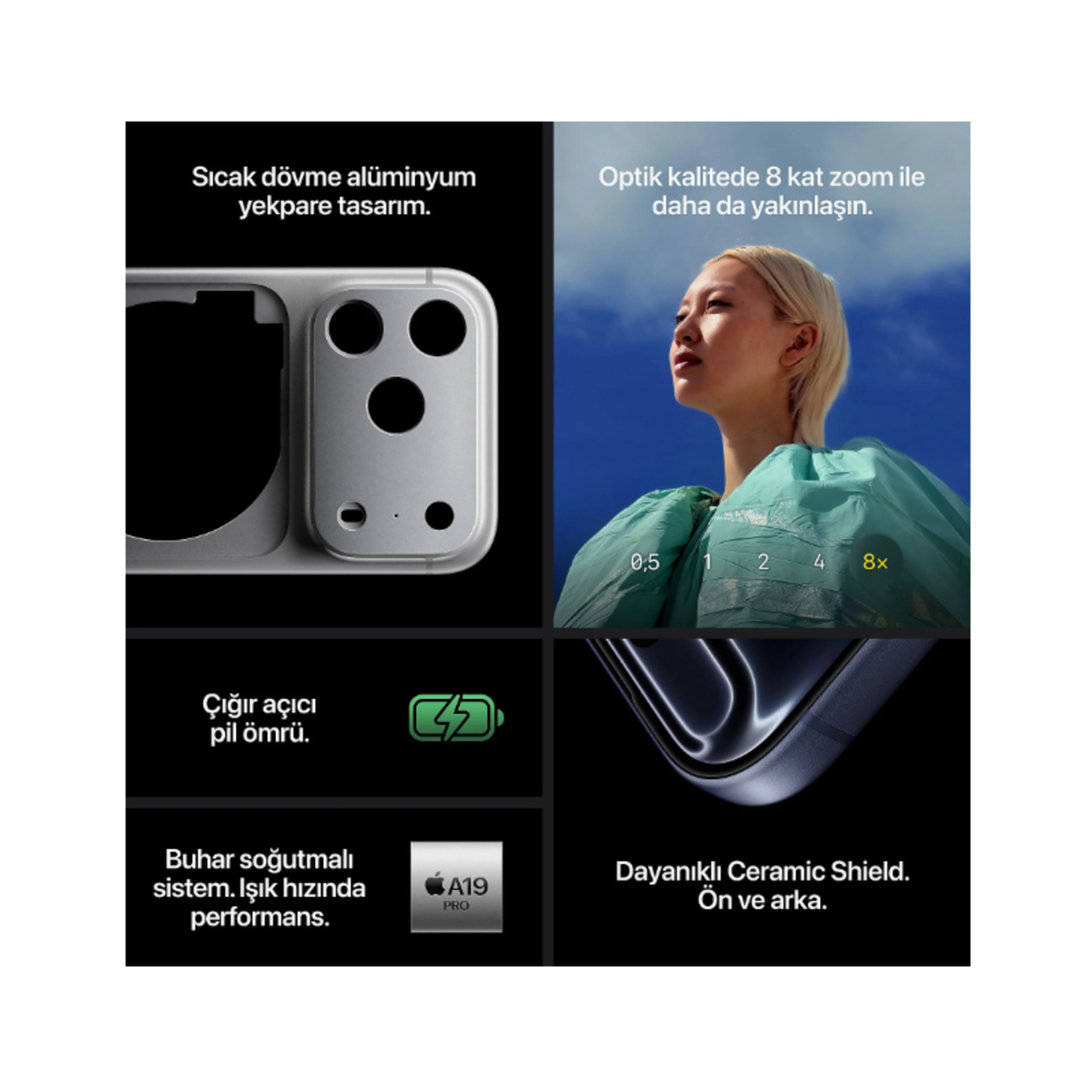 Apple iPhone 17 Pro 256 Gb Gümüş Cep Telefonu - Görsel 4