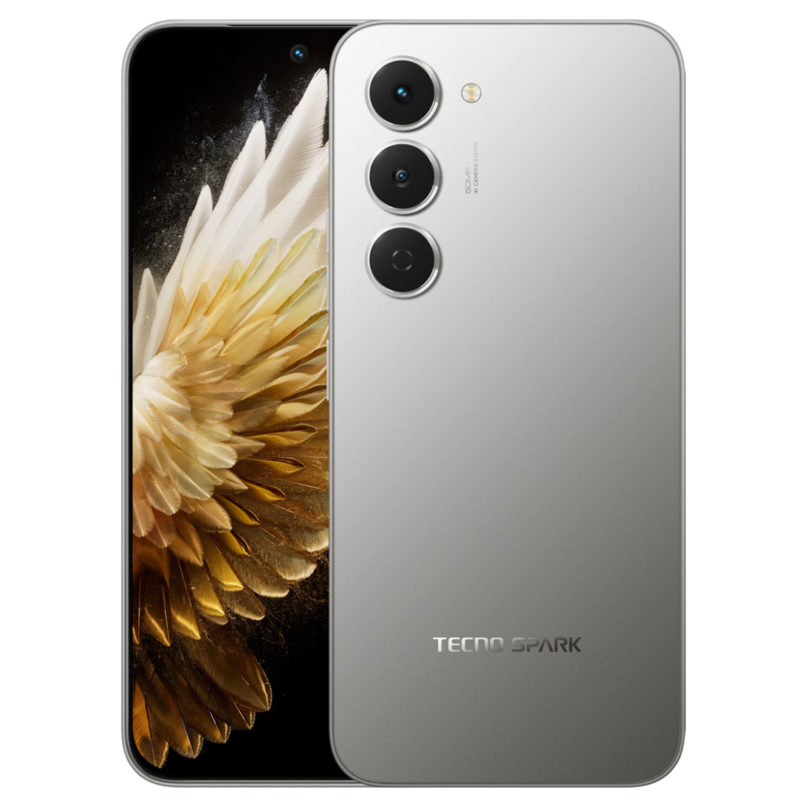 Tecno Spark 40 Pro 8/256 GB Titanyum Cep Telefonu - Görsel 1