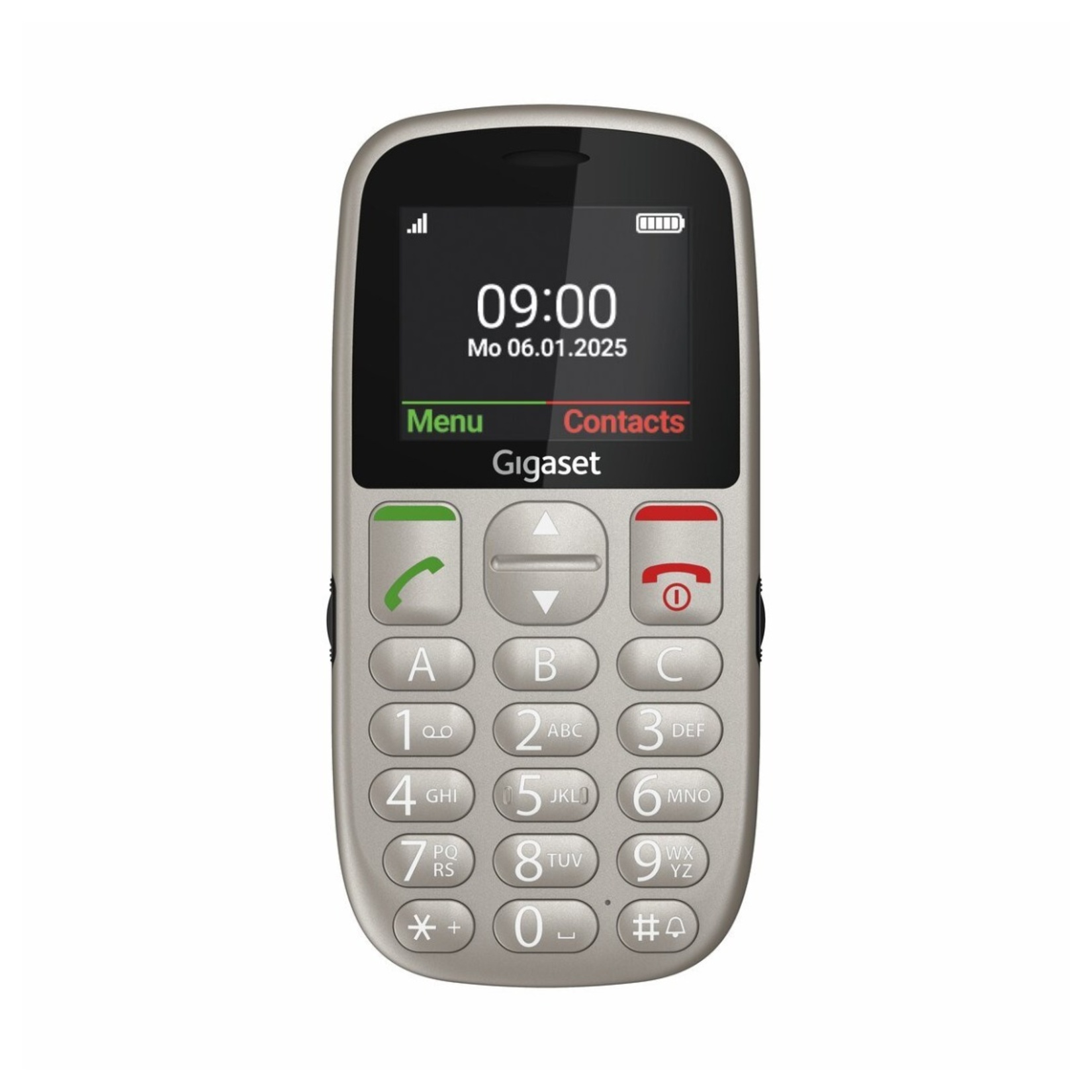 Gigaset GL395 Gümüş Tuşlu Telefon - Görsel 1