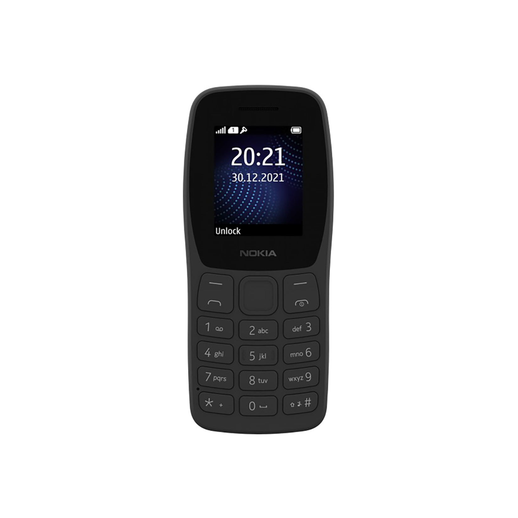 Nokia 105 Siyah Tuşlu Telefon - Görsel 1