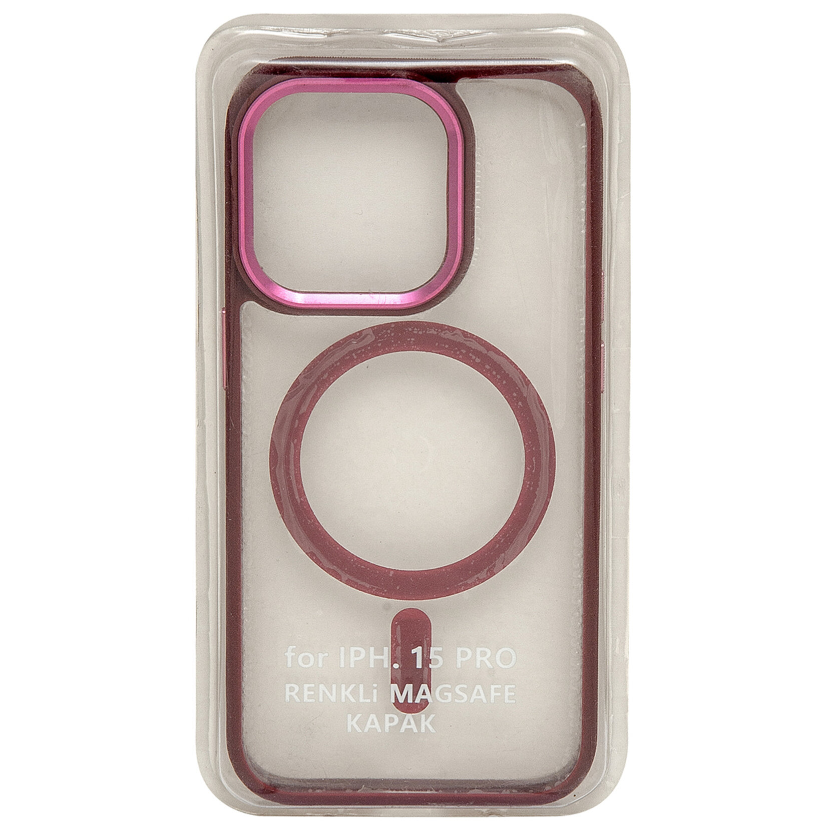 i'think iPhone 15 Pro Magsafe Renkli Kapak