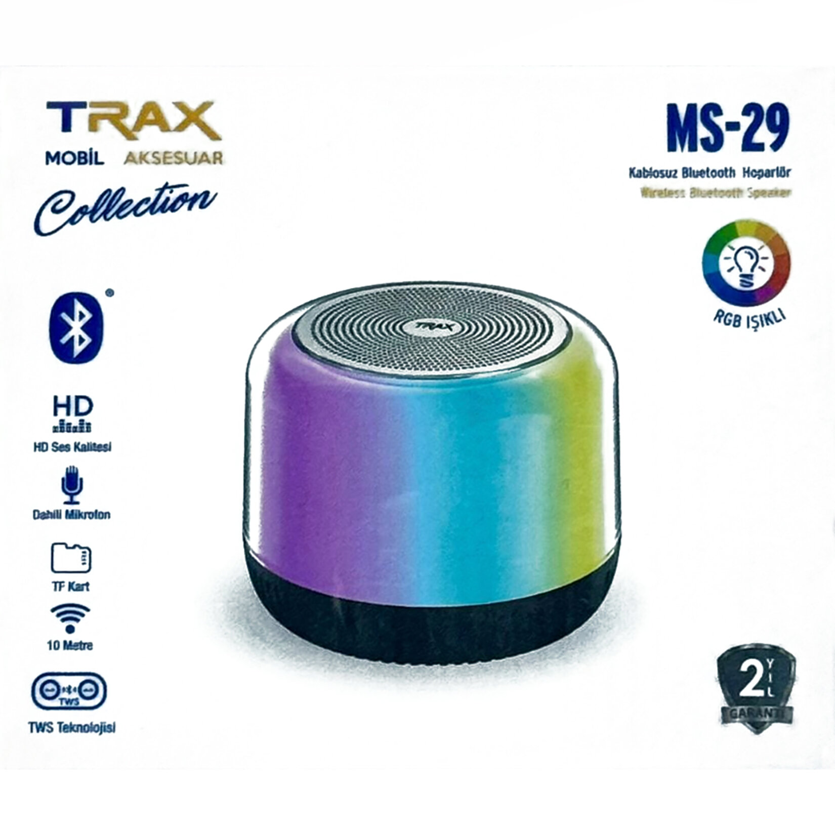 Trax Rgb Işıklı Bluetooth Hoparlör MS-29 - Görsel 2