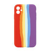 i'think iPhone 11 Rainbow Silinebilir Kapak - Görsel 4