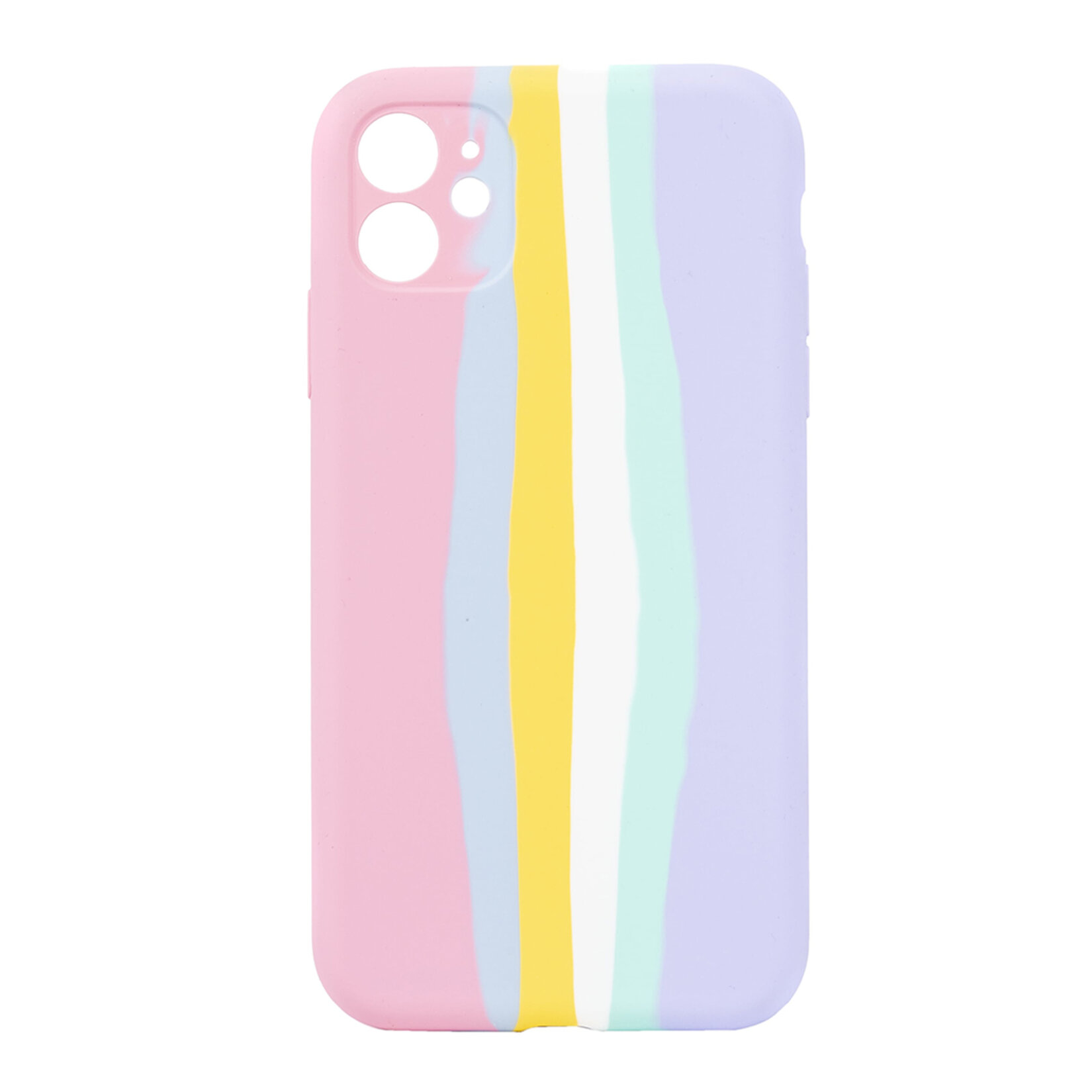 i'think iPhone 11 Rainbow Silinebilir Kapak - Görsel 2
