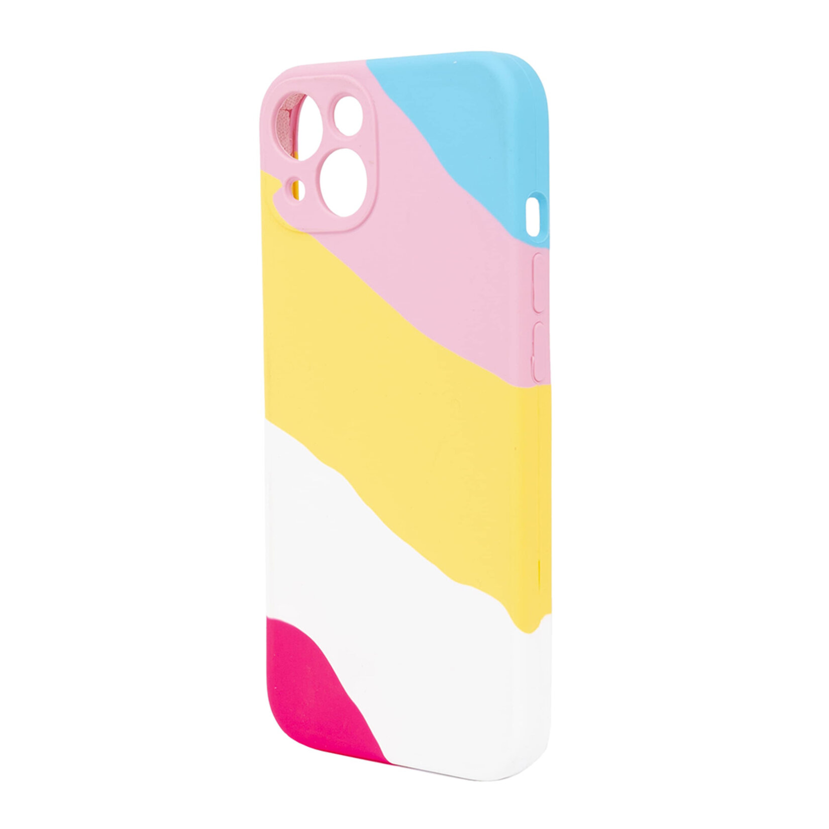 i'think iPhone 14 Rainbow Silinebilir Kapak - Görsel 5