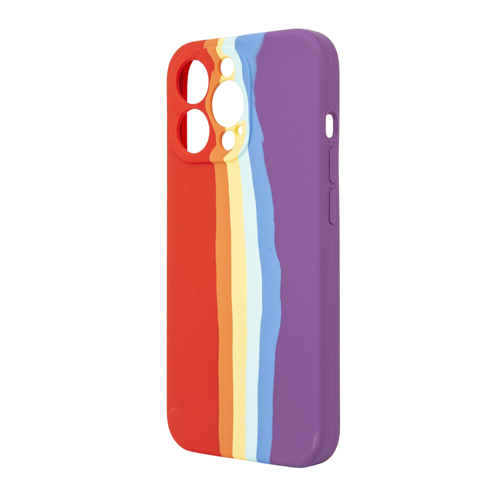 i'think iPhone 14 Pro Rainbow Silinebilir Kapak - Görsel 5