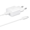 Samsung 15W Hızlı Şarj Aleti+1 Mt Type-c Kablo Beyaz - Görsel 2