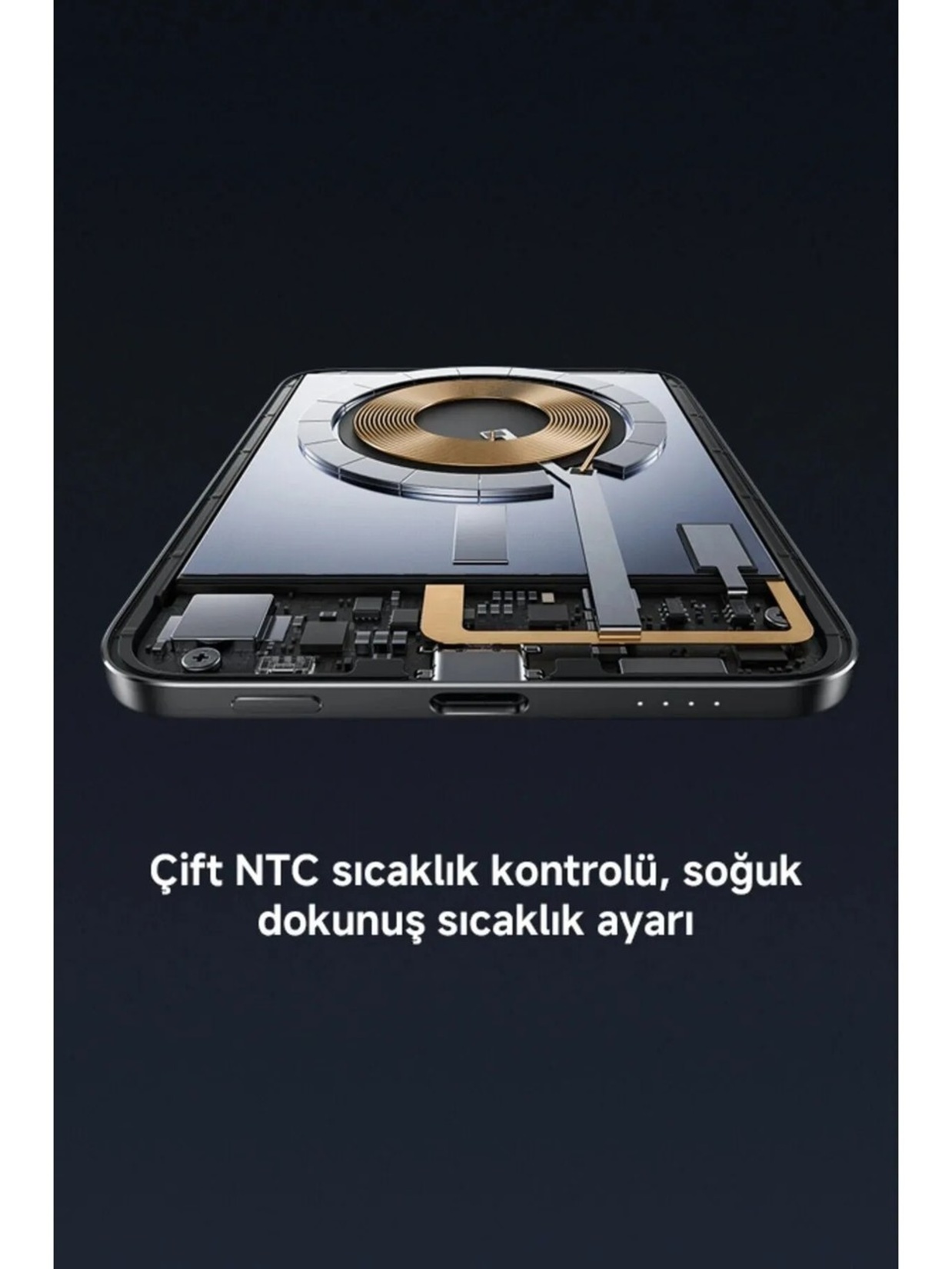 Xiaomi Ultrathin Magnetic Powerbank 5000mAh 15W Gümüş - Görsel 9
