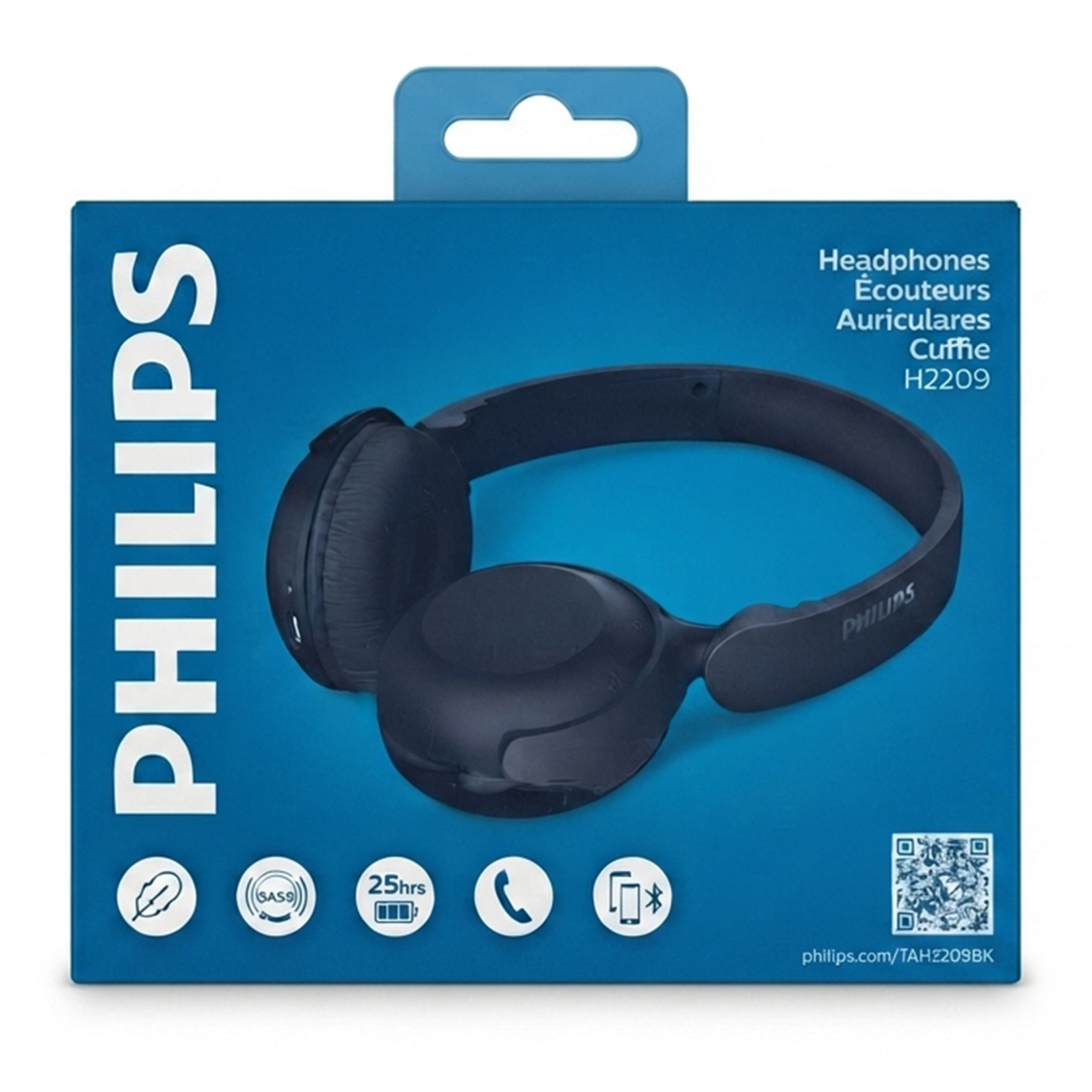 Philips TAH2209 Kulak Üstü Bluetooth Kulaklık Siyah - Görsel 4