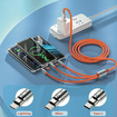 i'think 3In1 Metal Başlıklı Çoklu Şarj Kablosu - Görsel 3