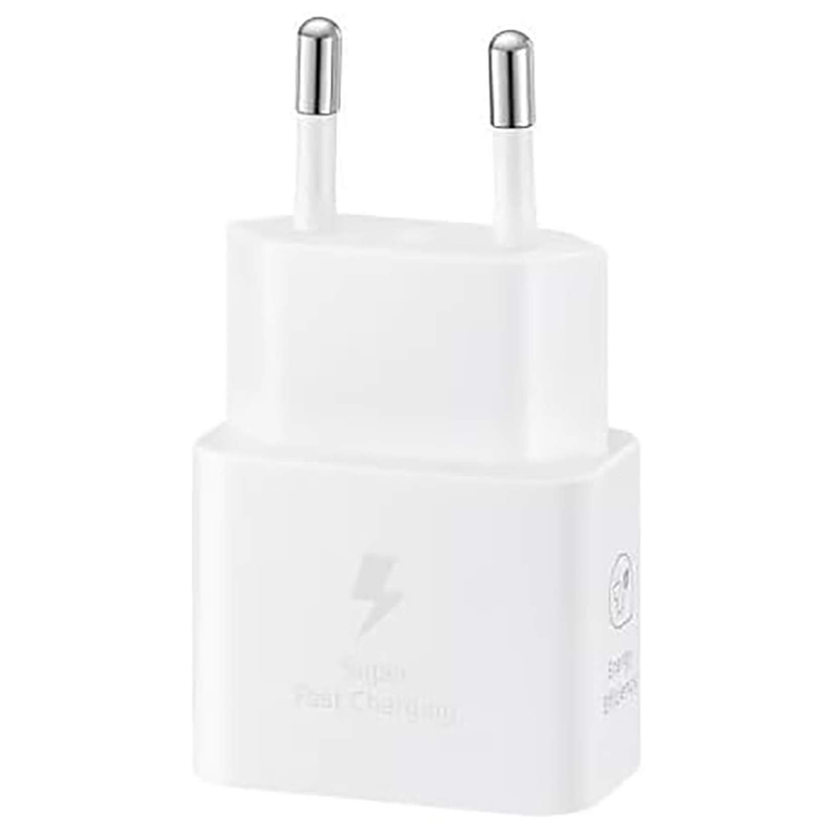 Samsung 25W Hızlı Şarj Cihazı + Type-C Kablo Beyaz - Görsel 3