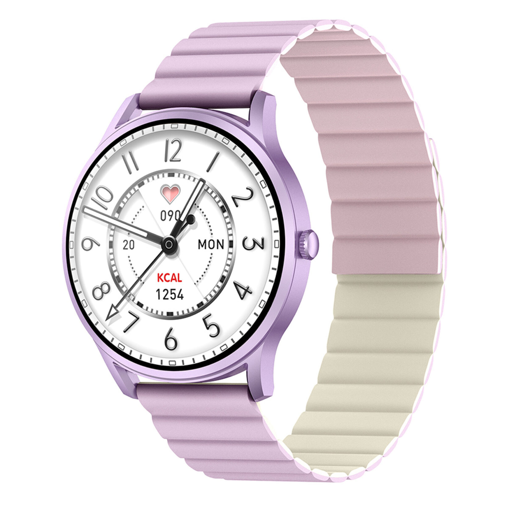 Kieslect Lora Sesli Asistan Akıllı Saat Mor - Görsel 1