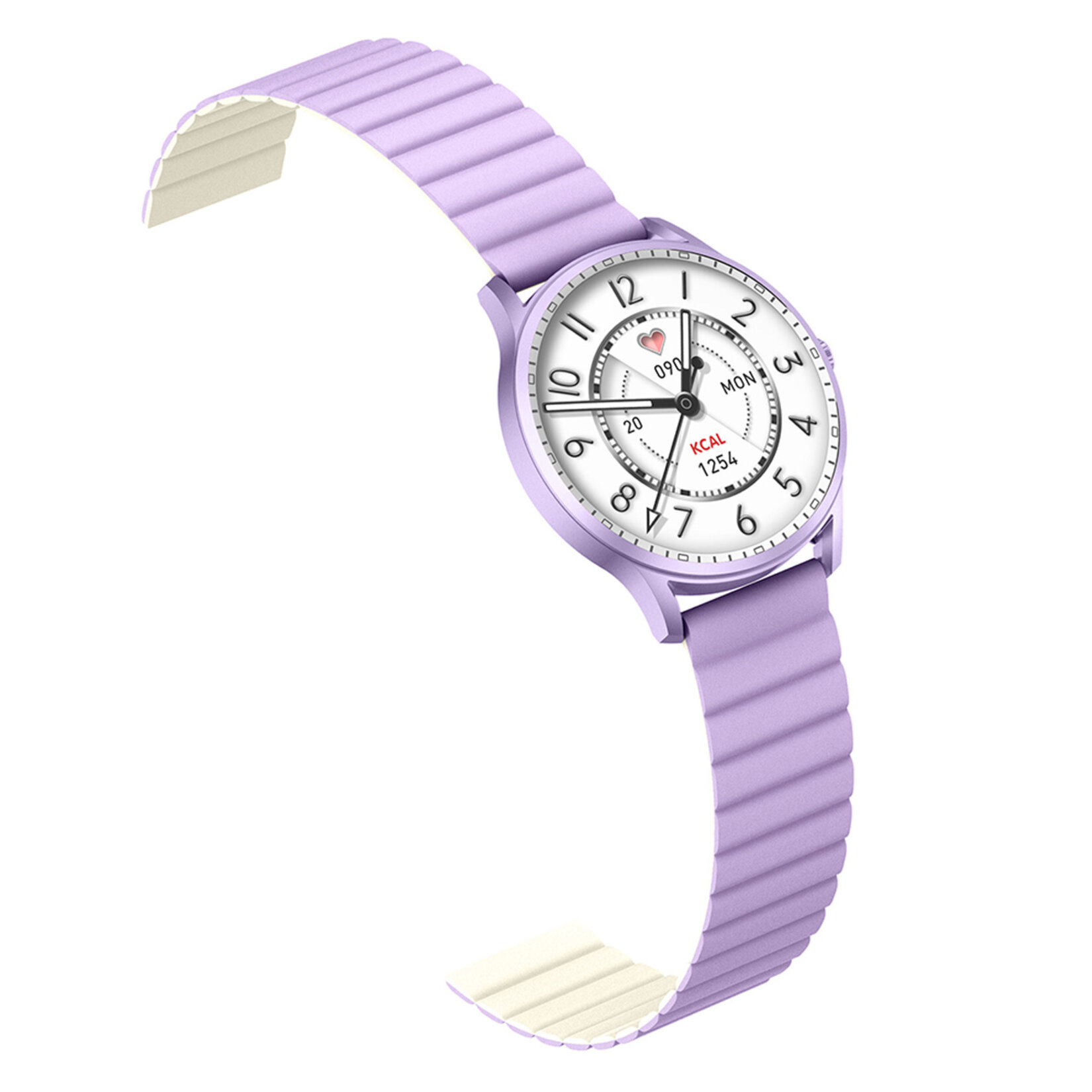 Kieslect Lora Sesli Asistan Akıllı Saat Mor - Görsel 4