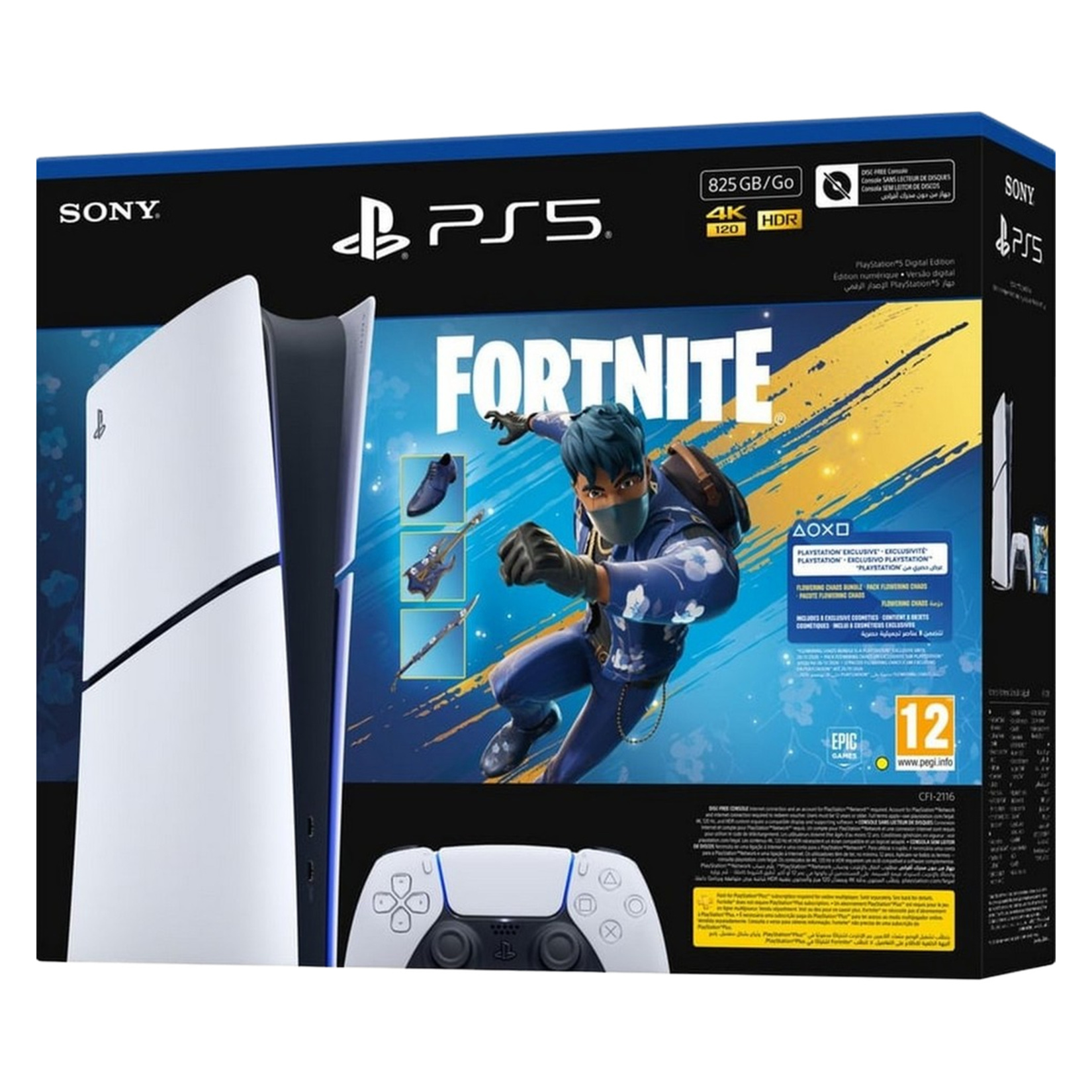 Sony Playstation 5 825 GB Dijital Fortnite V2 Bund - Görsel 3