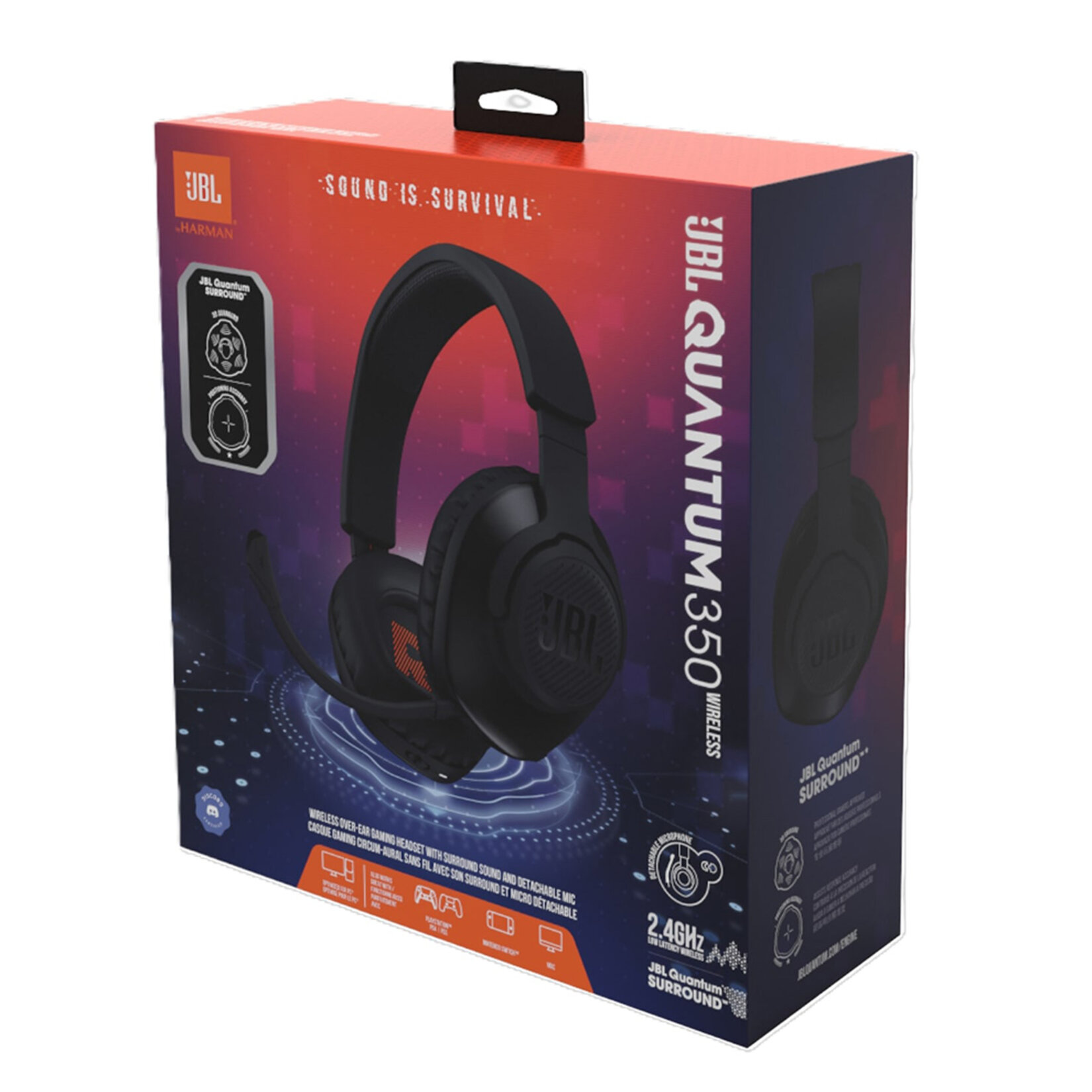 Jbl Quantum 350 Gaming Kulaklık Kablosuz Siyah - Görsel 1