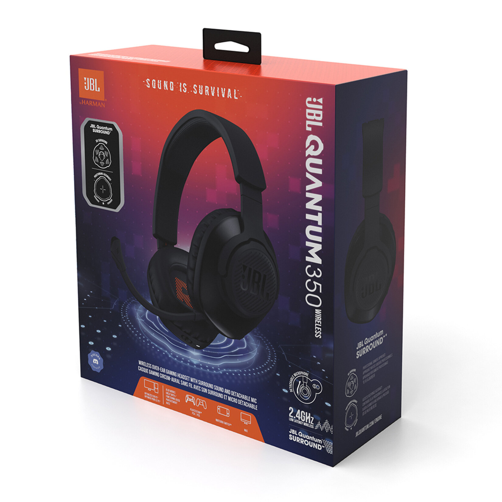 Jbl Quantum 350 Gaming Kulaklık Kablosuz Siyah - Görsel 5
