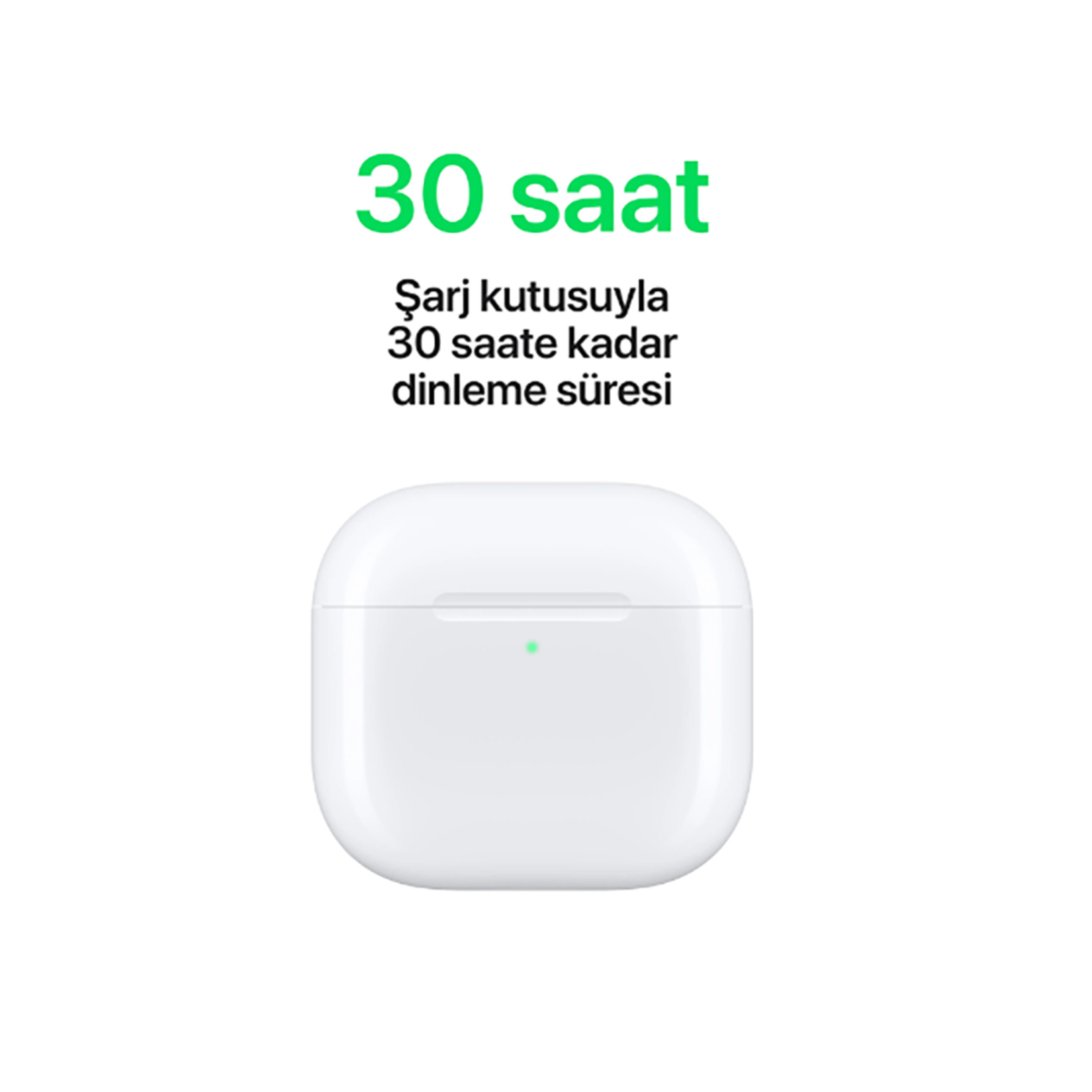 Apple Airpods 4 Bluetooth Kulaklık MXP63TU/A - Görsel 3