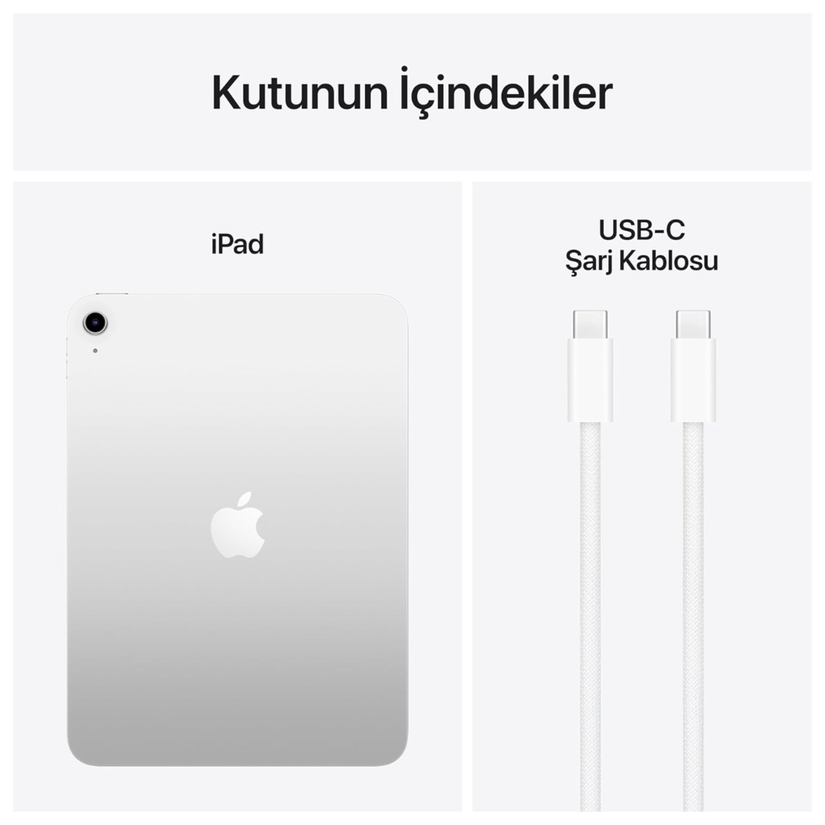 Apple Ipad A16 11" 128 GB Wi-Fi Tablet Silver - Görsel 2