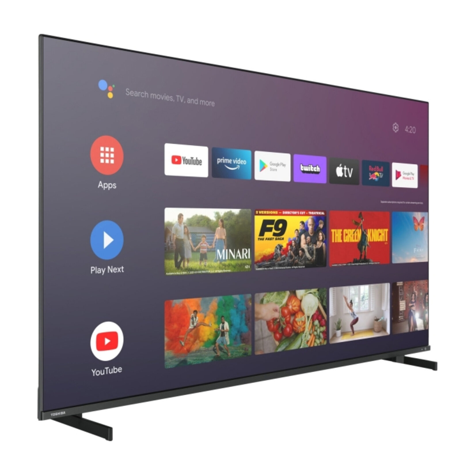 Toshiba 65QA5D63DT 164 Ekran 4K UHD Android QLED Tv - Görsel 2