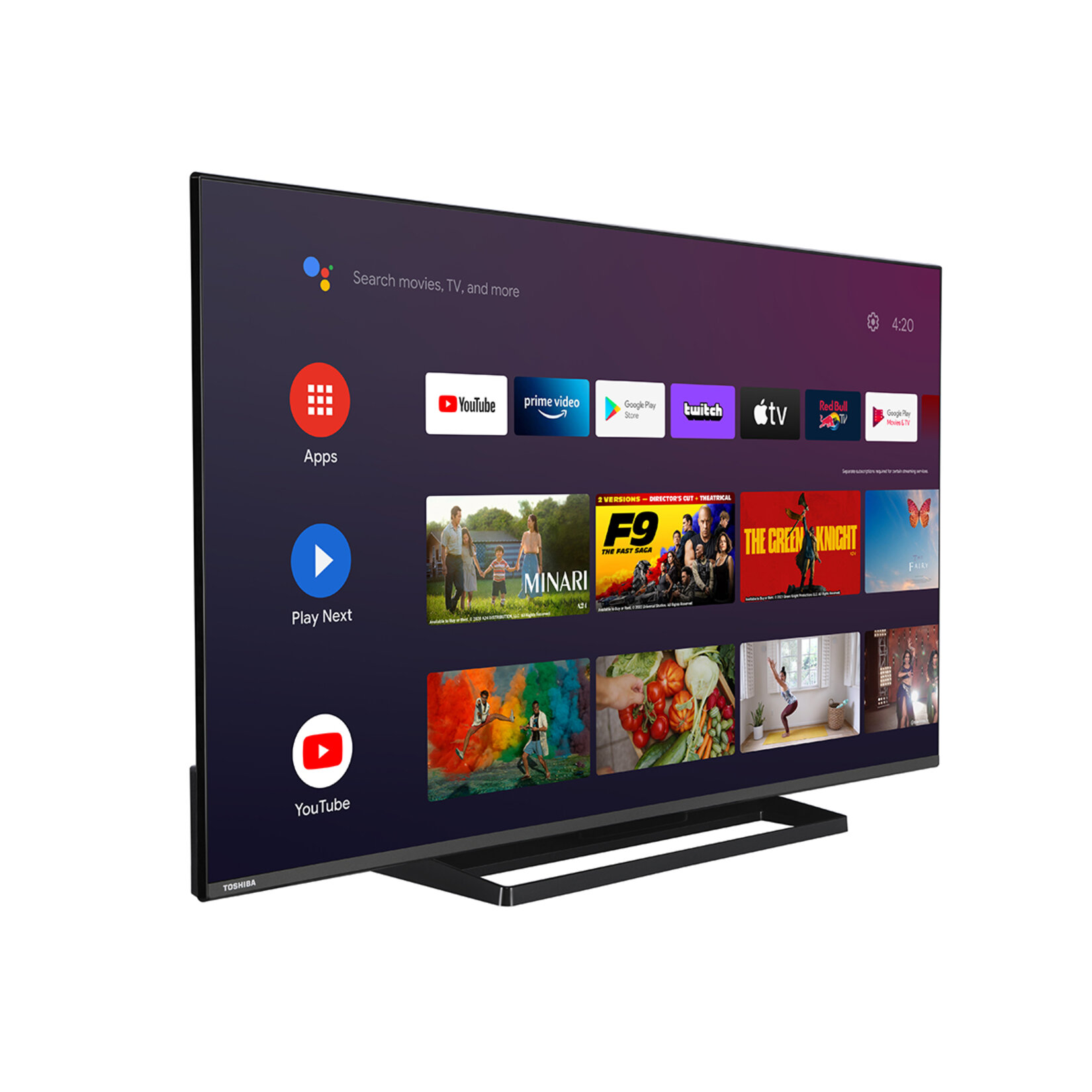 Toshiba 50UA3E63DT 126 Ekran Uhd Android Led Tv