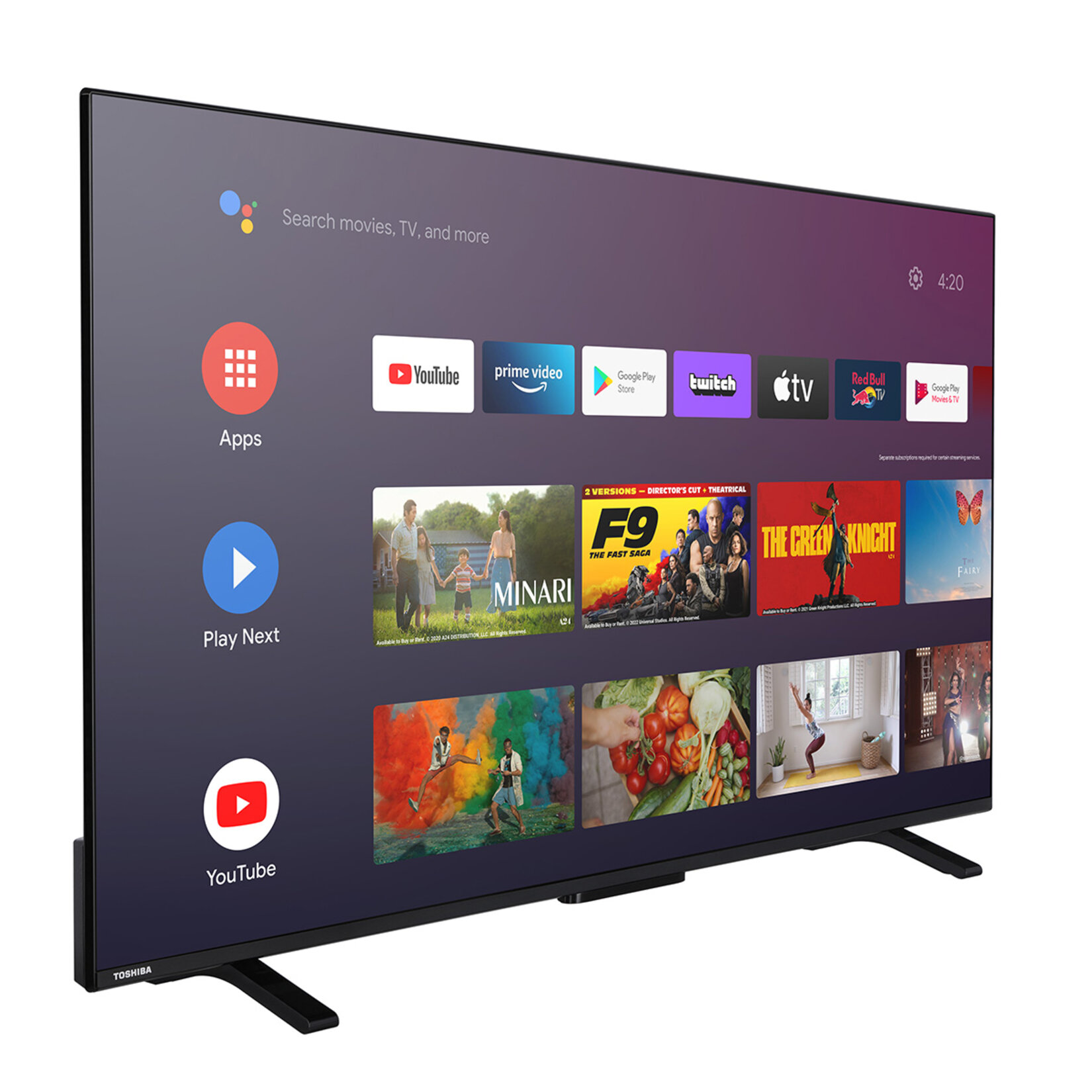 Toshiba 55QA2363DT 139 Ekran 4K UHD Android Qled Tv - Görsel 2