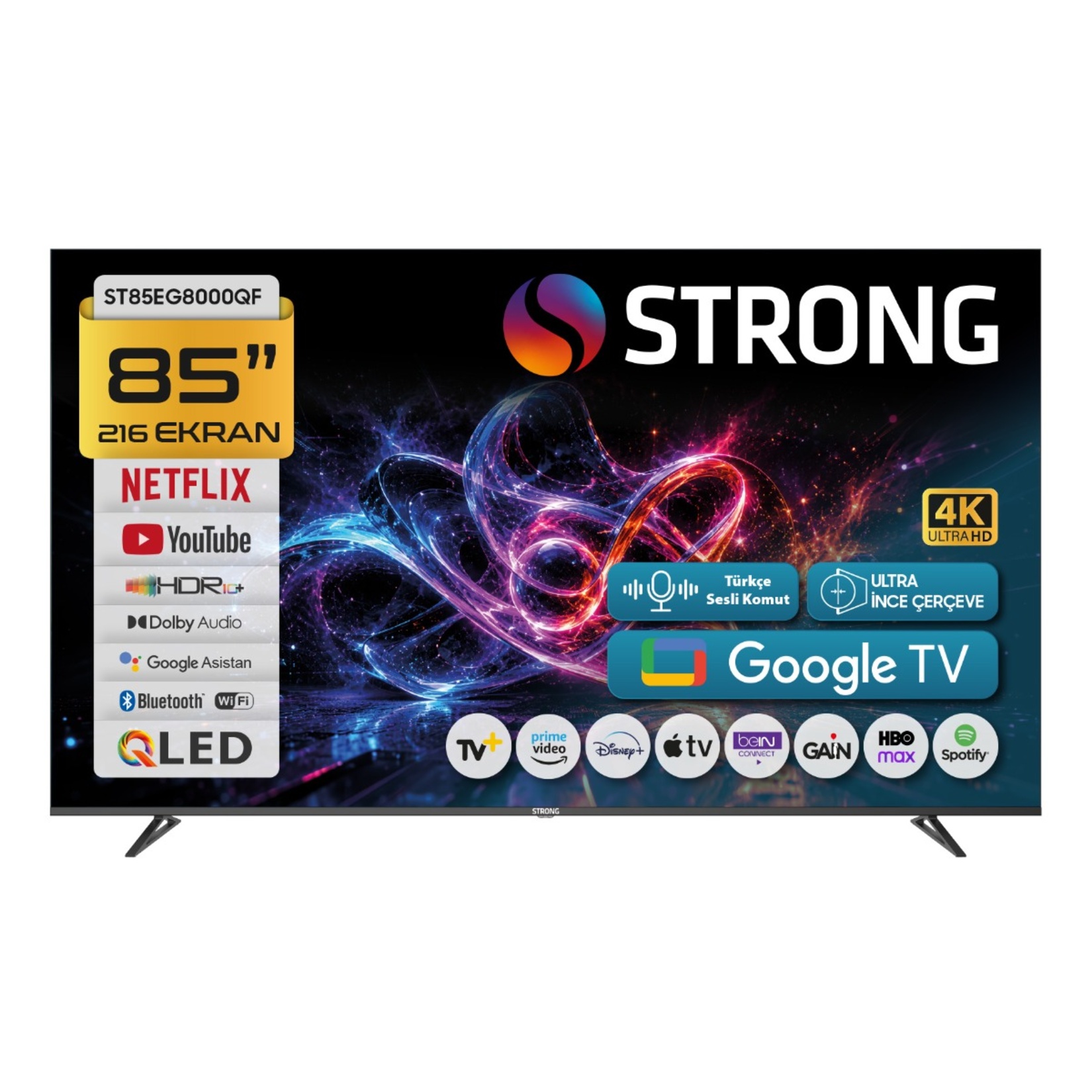 Strong 85Inc Google Tv St85EG8000QF Uhd