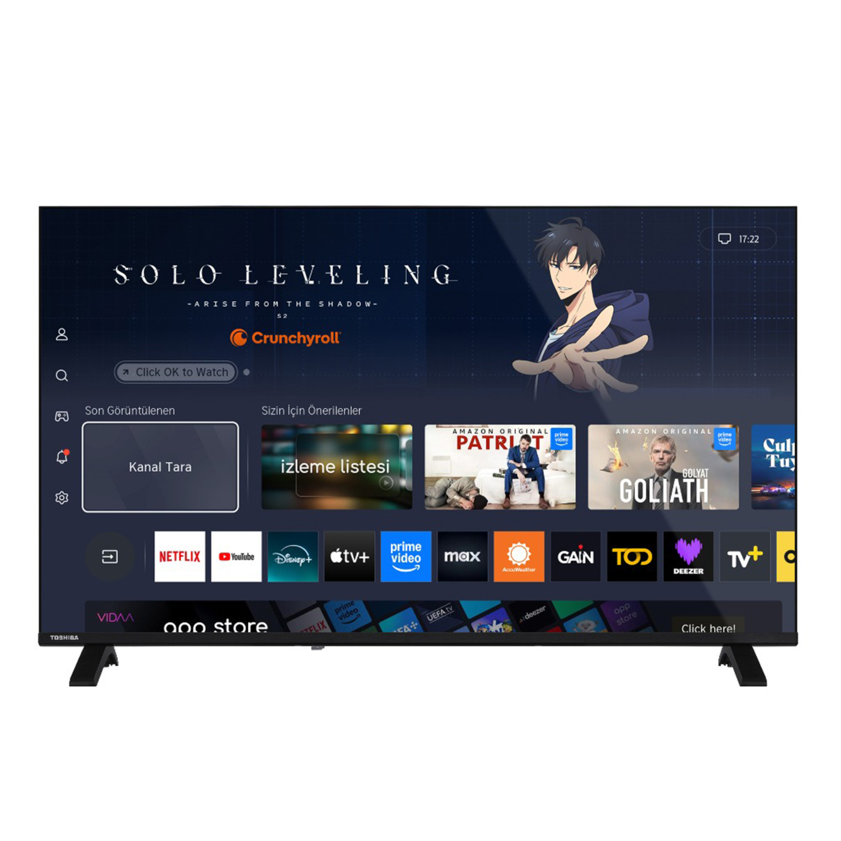 Toshiba 43UV1563DT 43" 4K Ultra HD Vidaa TV